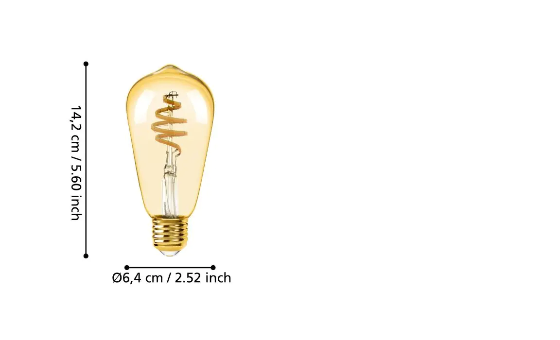 Eglo Connect LED Leuchtmittel-Z ST64 Edisonform E27 5,5 W Smart connect Z Eglo Connect LED Leuchtmittel-Z ST64 Edisonform E27 5,5 W Smart connect Z