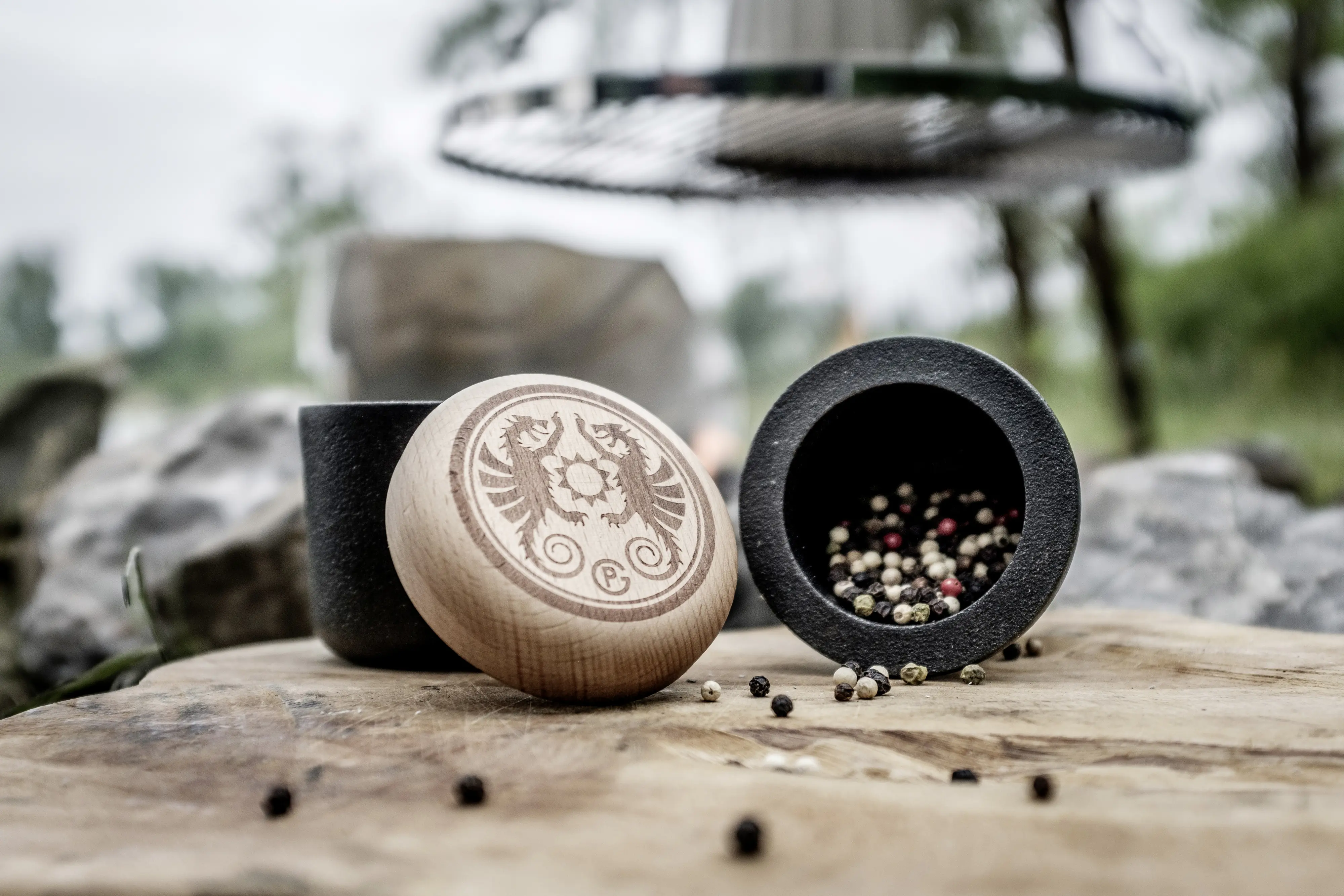 Petromax Handmörser Gusseisen schwarz