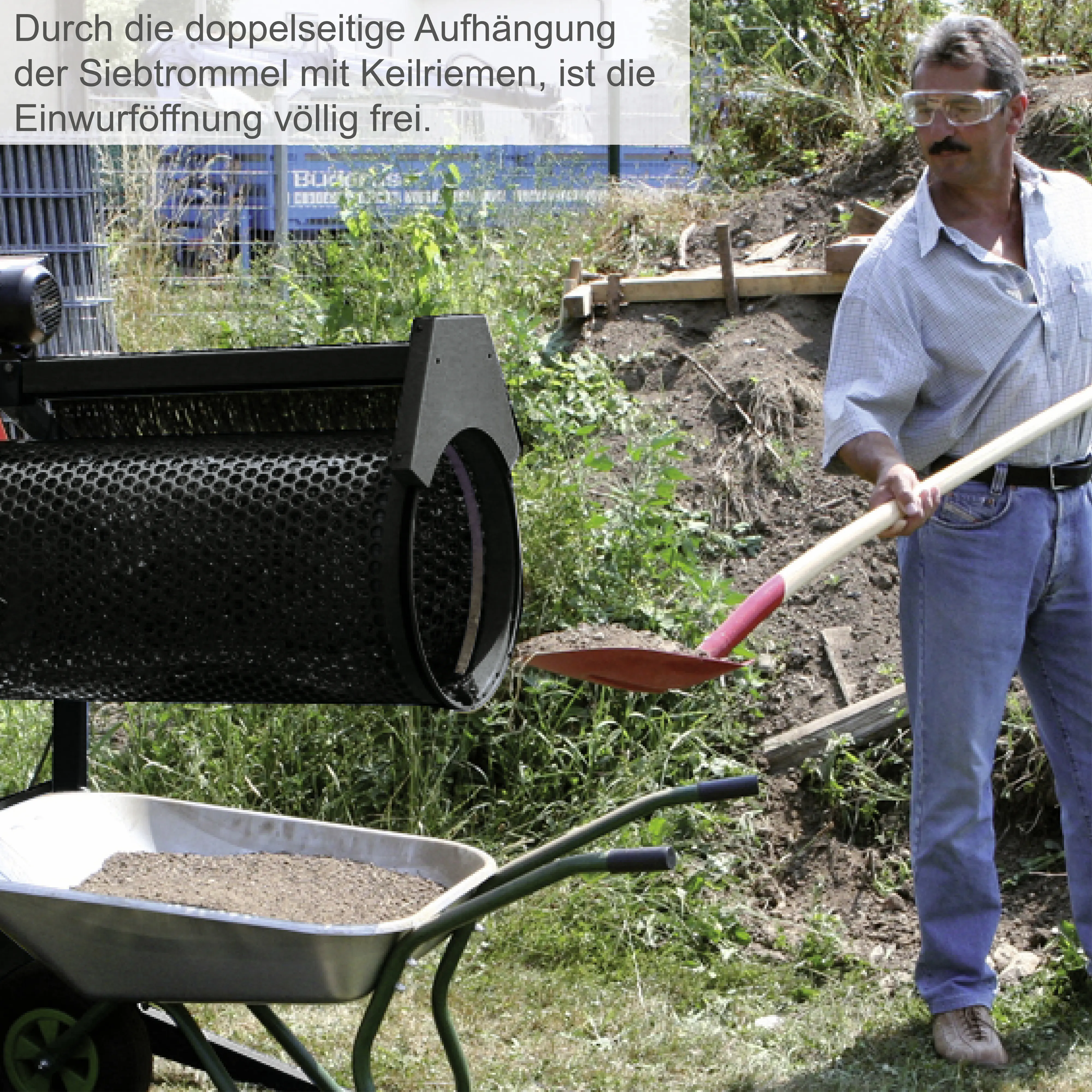 Scheppach Rollsieb RS400 Ø 40 x 90 cm