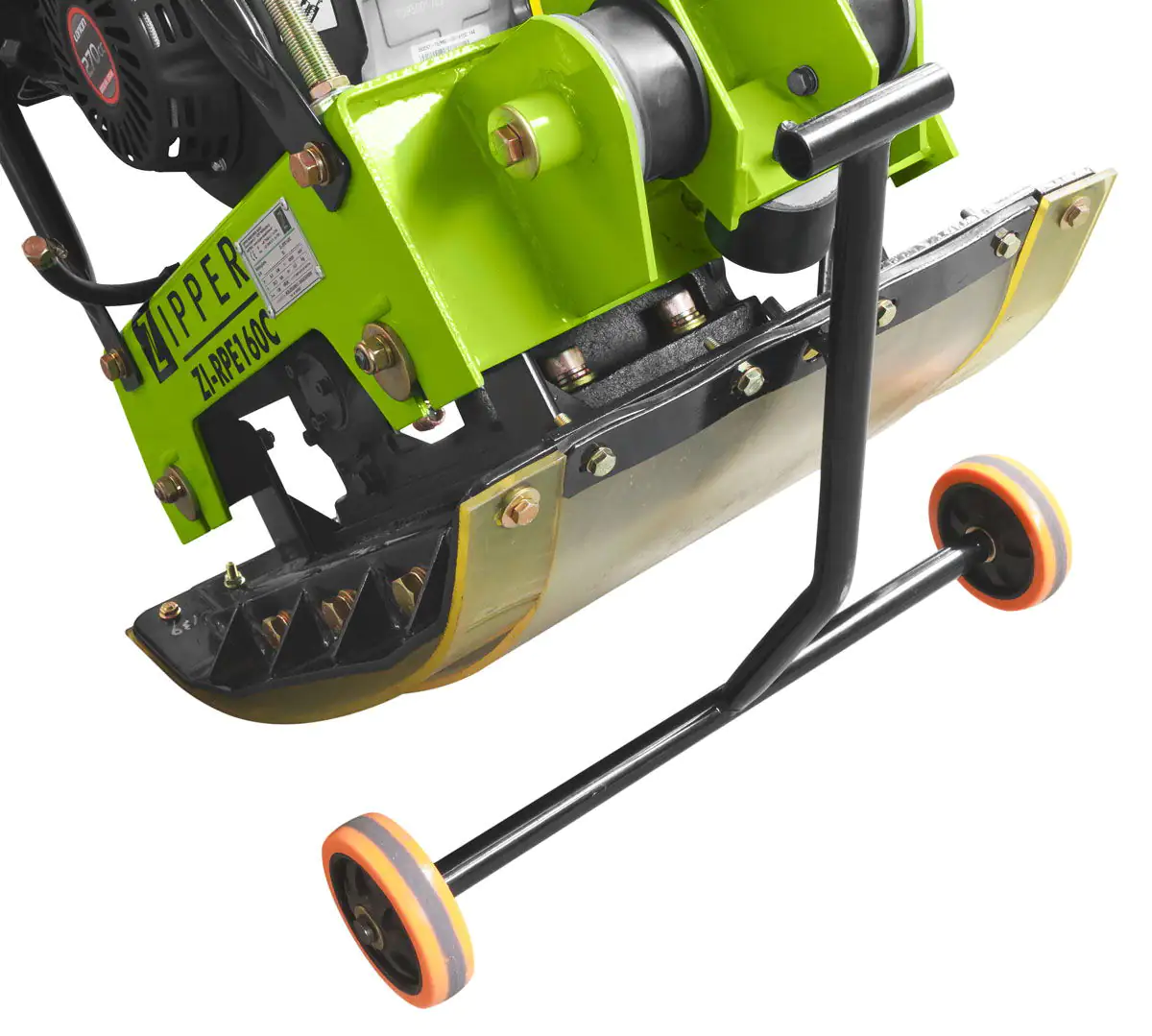 Zipper Rüttelplatte ZI-RPE160C inkl. Gummimatte und Fahrwerk Zipper Rüttelplatte ZI-RPE160C inkl. Gummimatte und Fahrwerk
