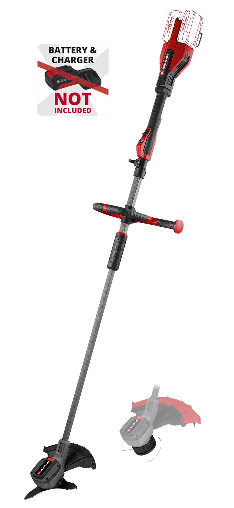 Einhell Akku-Sense GP-BC 36/430 Li P 36 V Twin Pack Solo 43 / 25,5 cm Schnittkreis