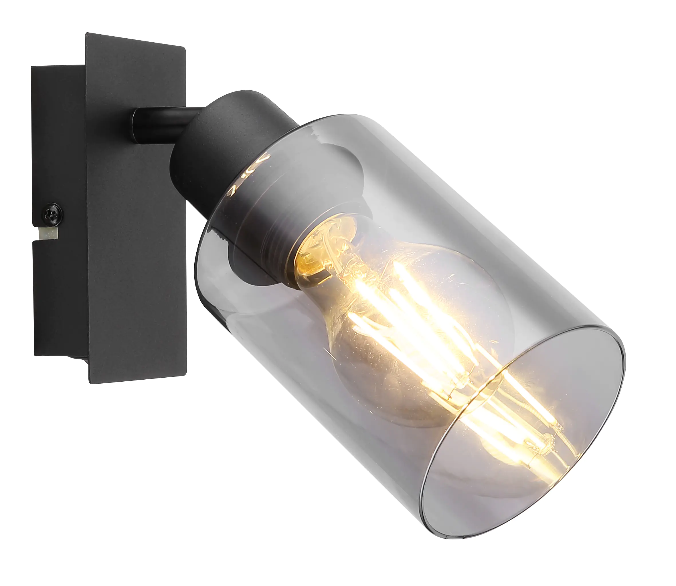 Globo 1er Spot Hadera schwarz 20 x 9 cm E 27, max. 15 W, dimmbar