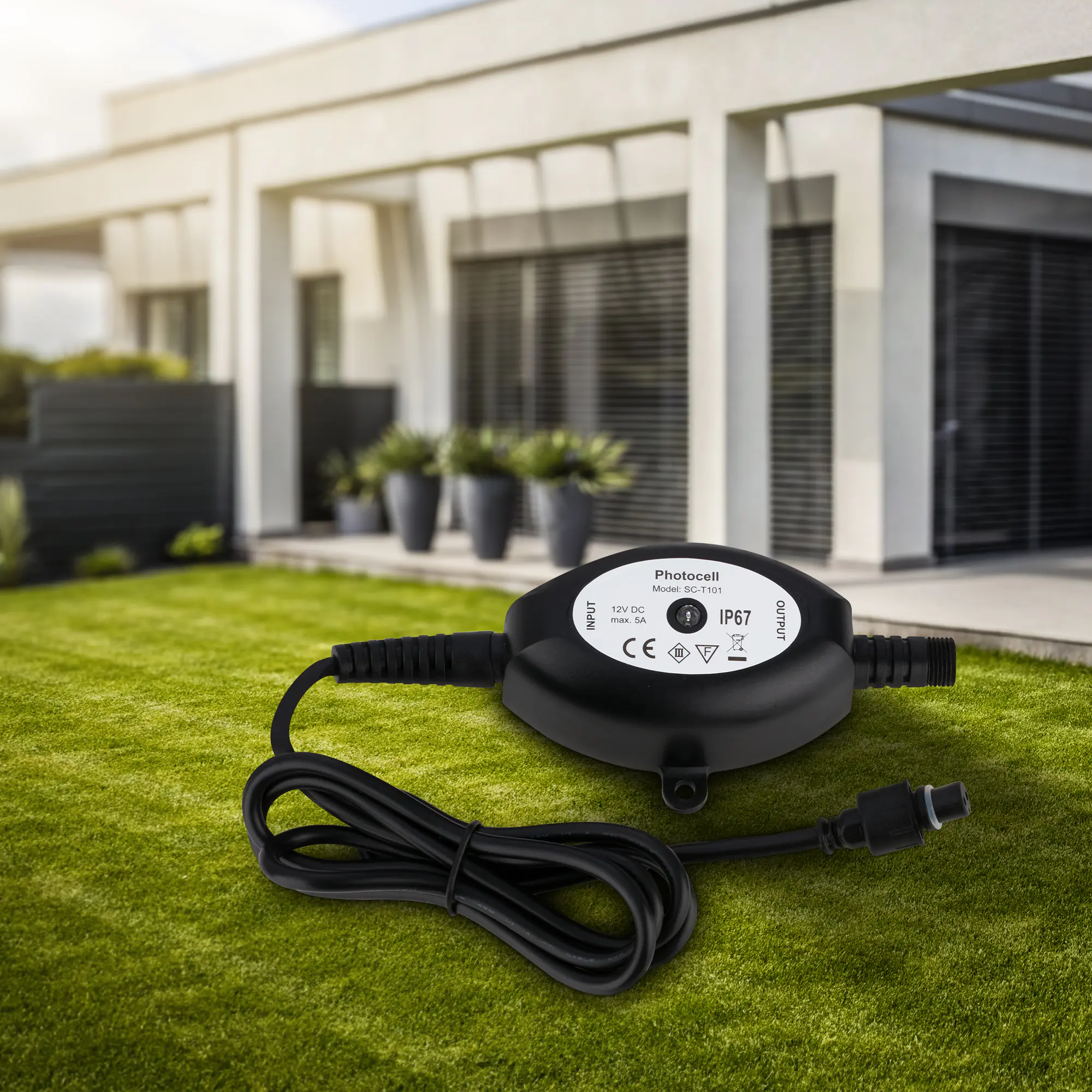Briloner Dämmerungssensor Connect to Shine 12V schwarz, IP67 Briloner Dämmerungssensor Connect to Shine 12V schwarz, IP67