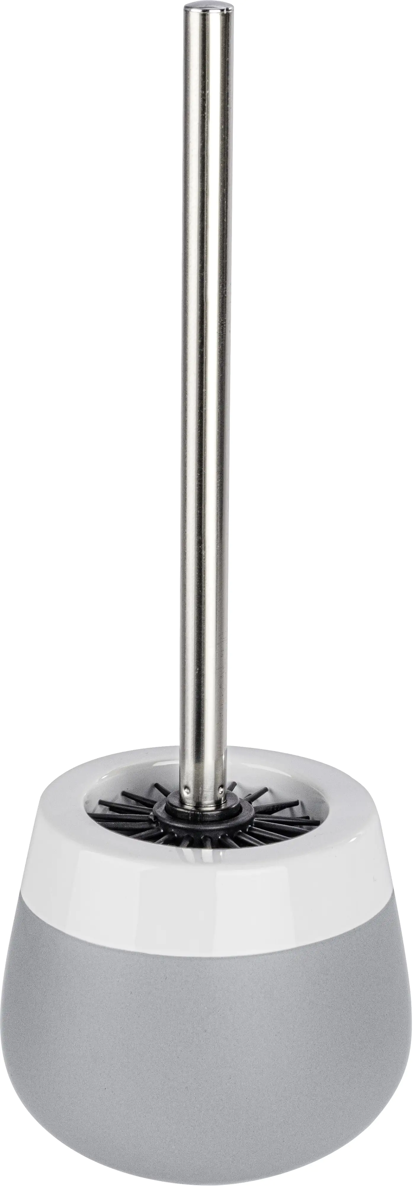 Wenko WC-Bürstenhalter Malta grau/weiß Wenko WC-Bürstenhalter Malta grau/weiß