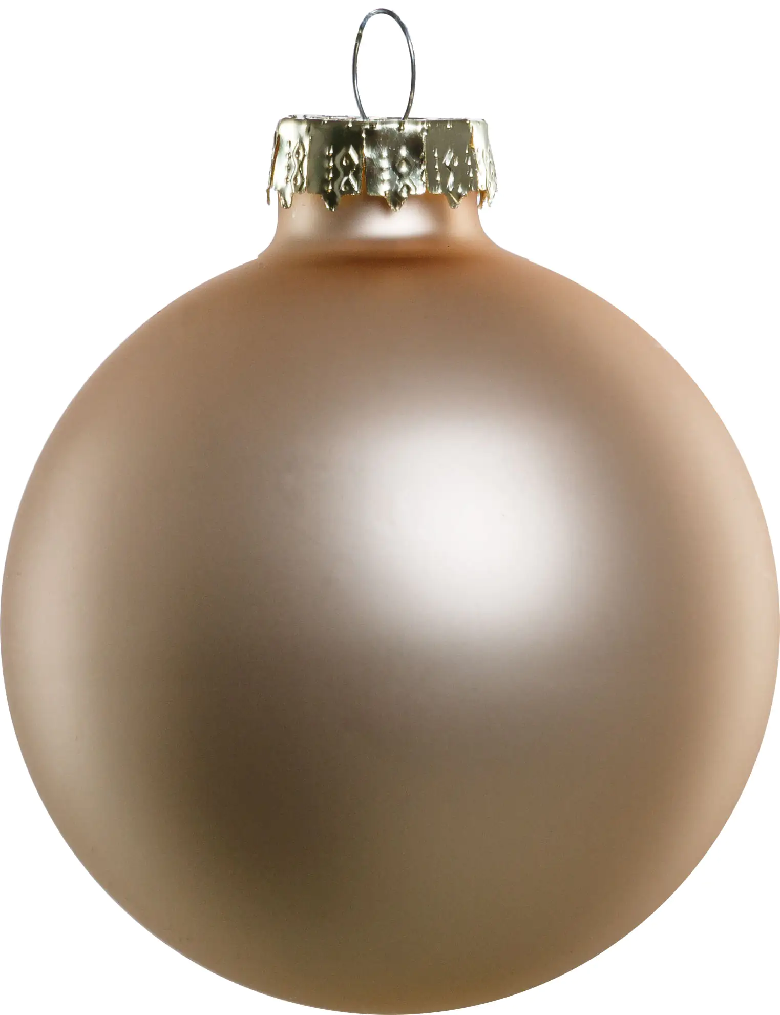 4333692642934_05 TrendLine Weihnachtskugeln aus Glas Ø 5/ 5,7/ 6,7 cm champagner 42 Stück