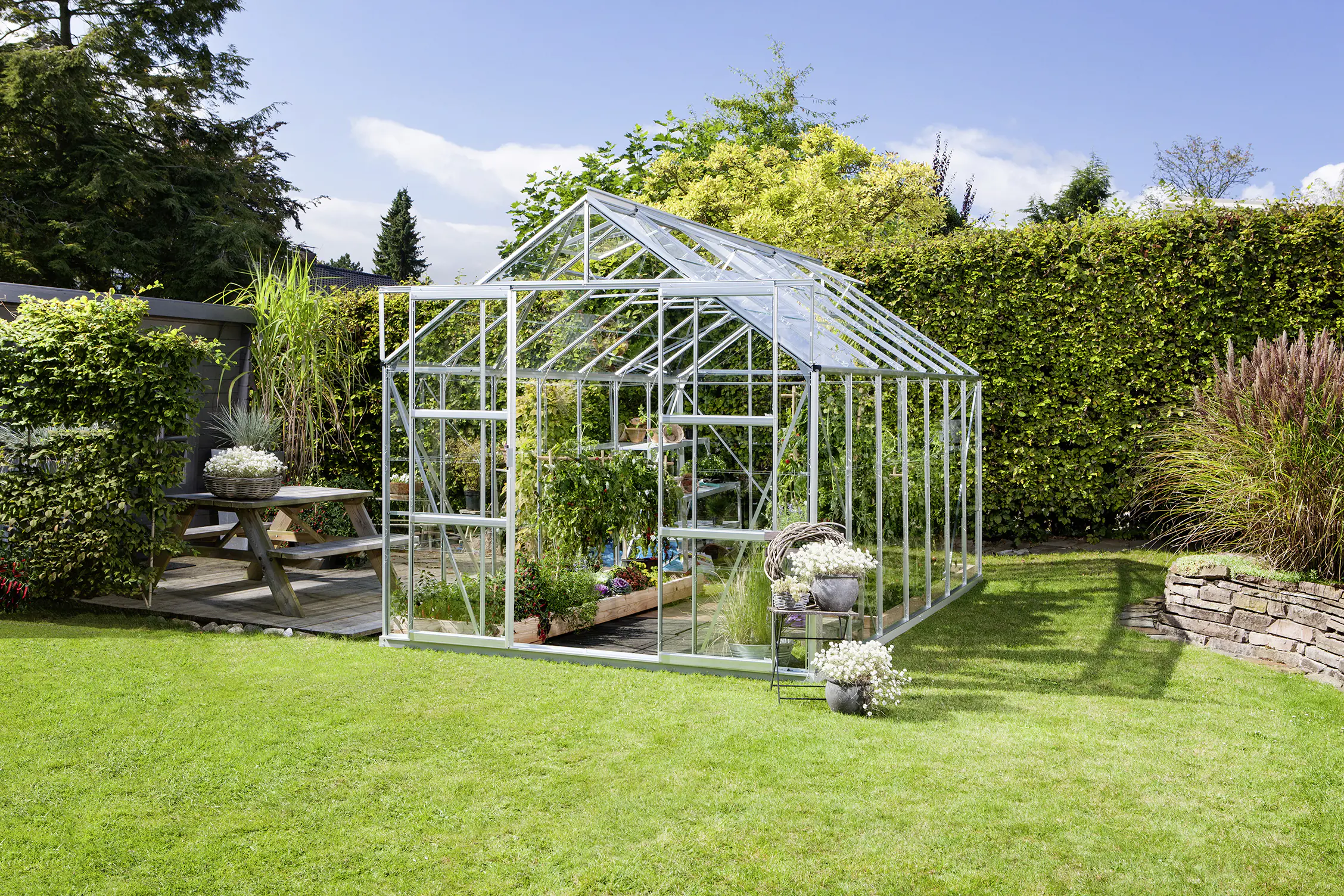 Vitavia Gewächshaus Uranus 11500 254 x 441 cm 3 mm Sicherheitsglas Vitavia Gewächshaus Uranus 11500 254 x 441 cm 3 mm Sicherheitsglas