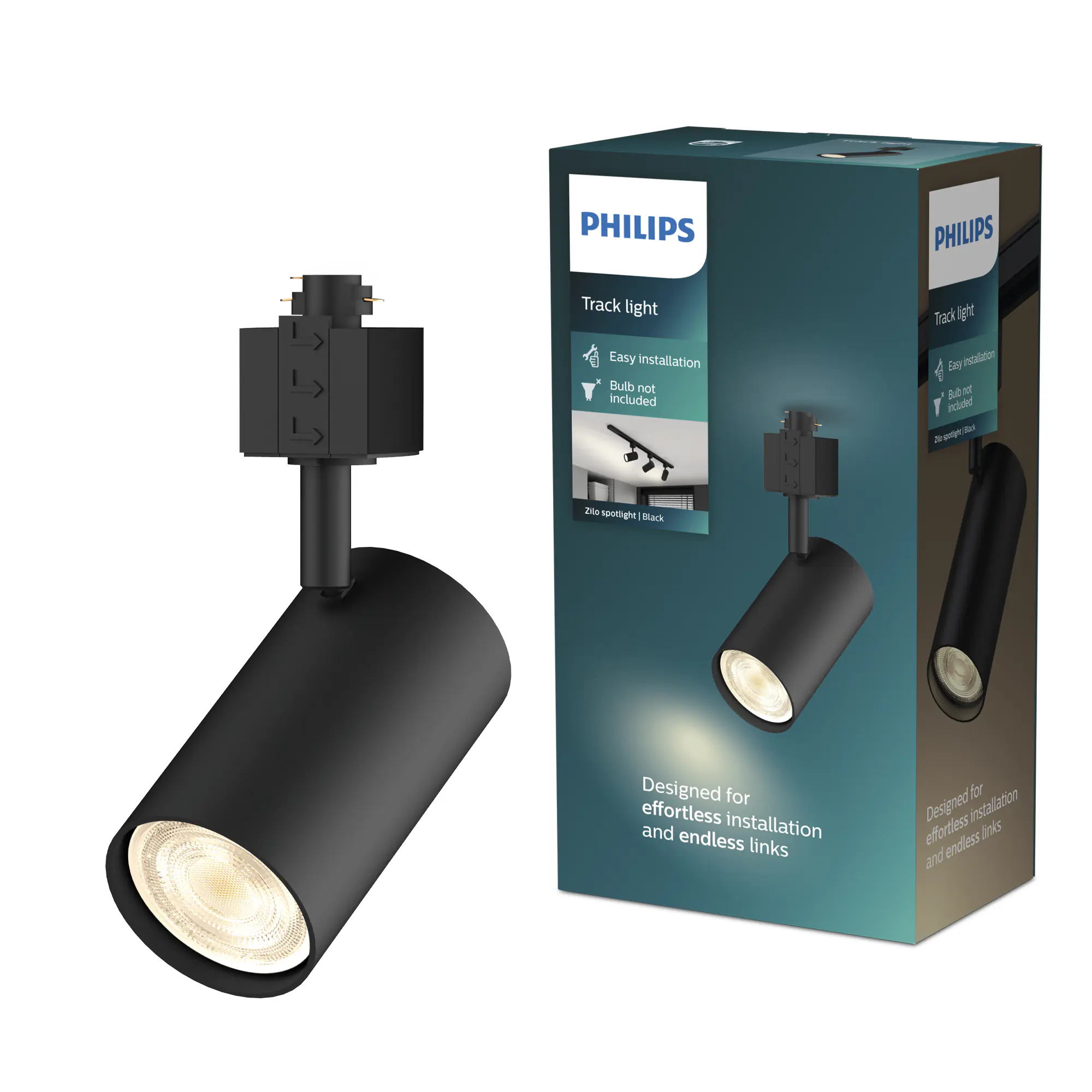 Philips Schienenleuchte 1er Spot Zilo Easy Link schwarz Philips Schienenleuchte 1er Spot Zilo Easy Link schwarz