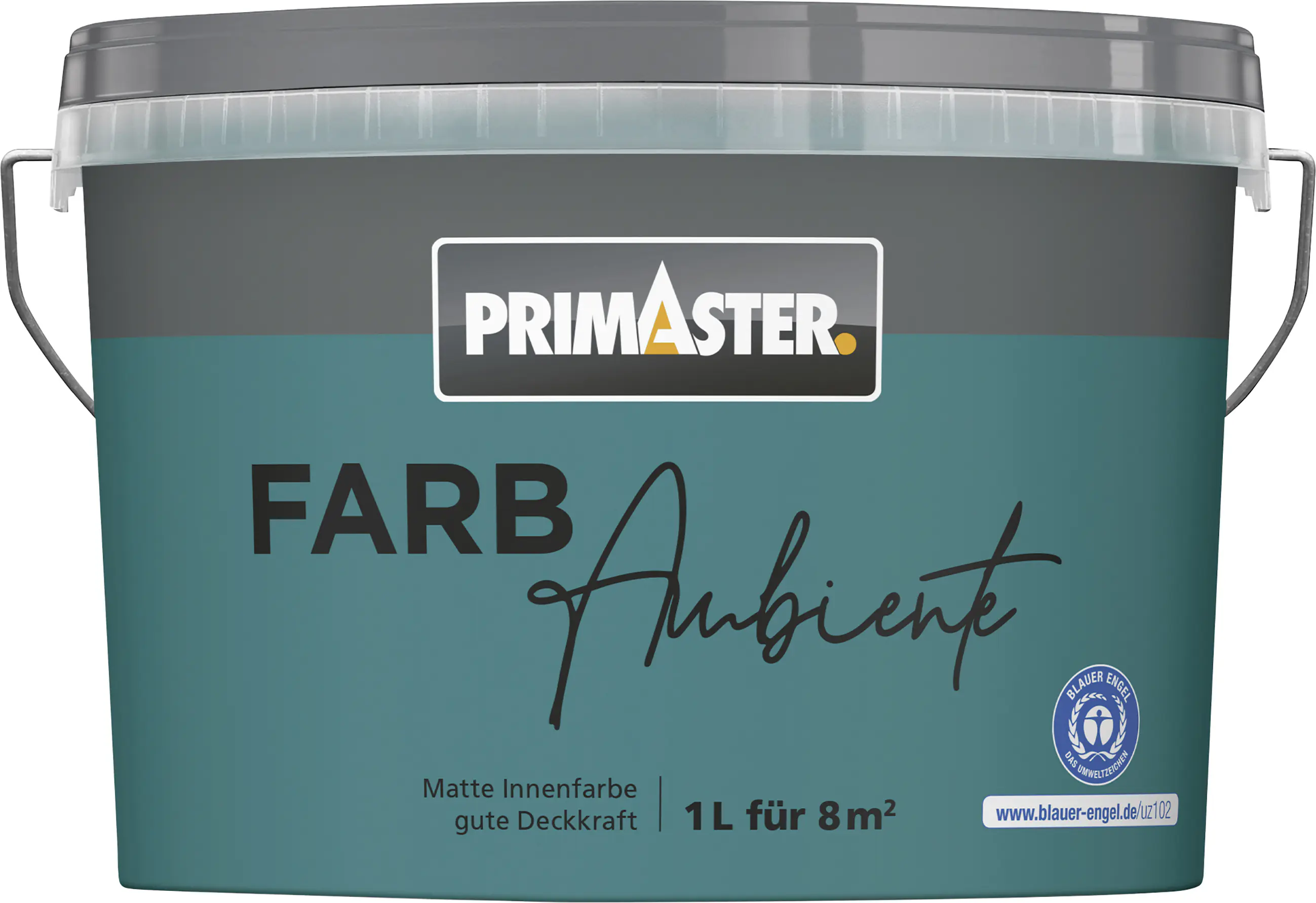 Primaster Farbambiente Wandfarbe matt petrol 1 L