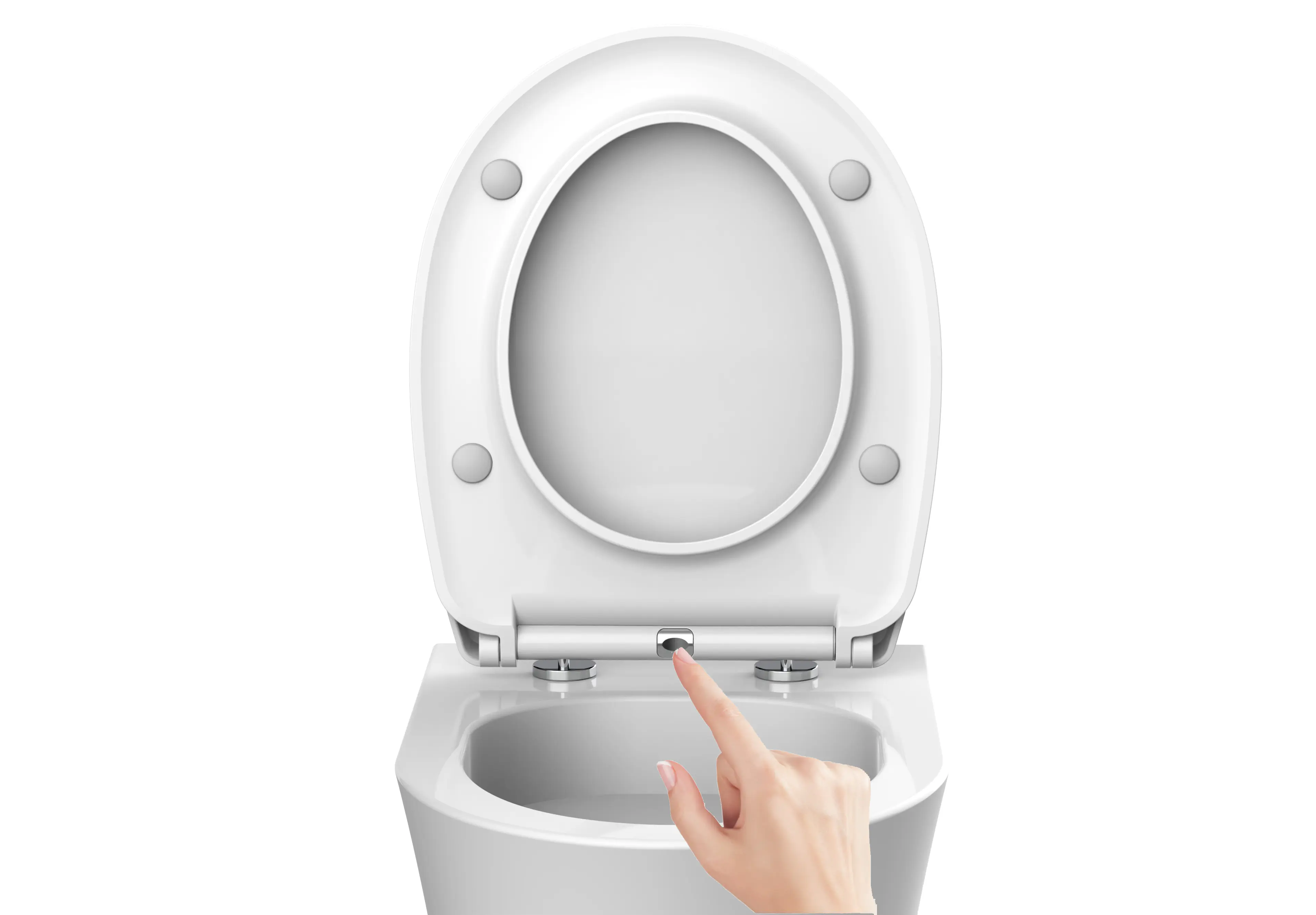 Primaster WC-Sitz mit Absenkautomatik Ontario weiß