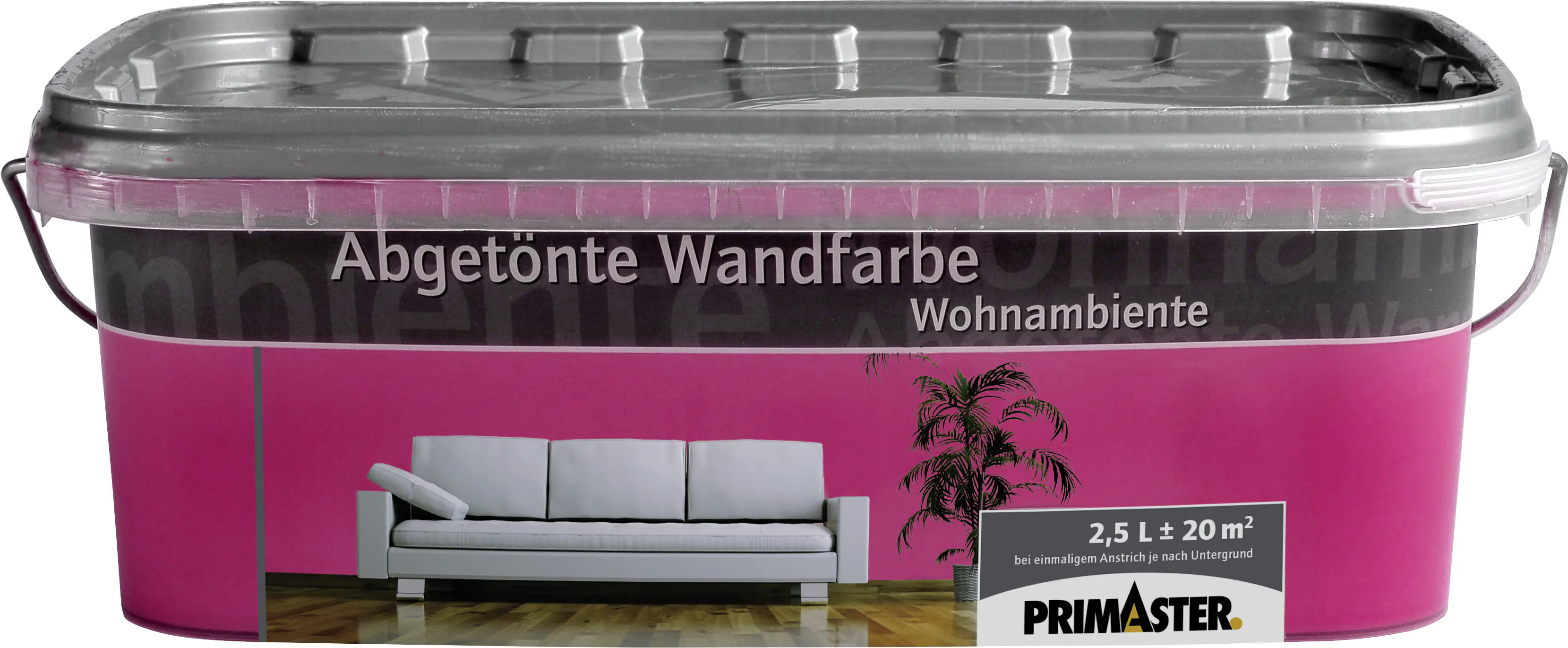 Primaster Wandfarbe Wohnambiente 2,5 L himbeere Primaster Wandfarbe Wohnambiente 2,5 L himbeere