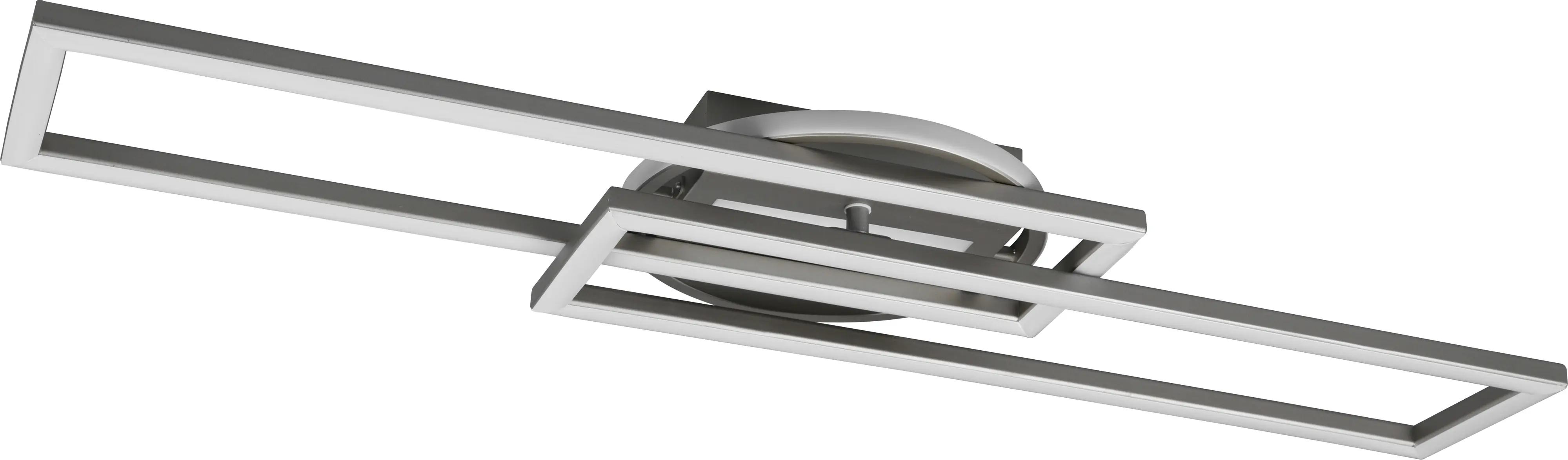 Reality Leuchten LED Deckenleuchte Twister nickel