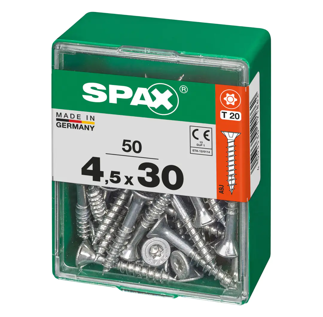 Spax Universalschrauben 4.5 x 30 mm TX 20 - 50 Stk.