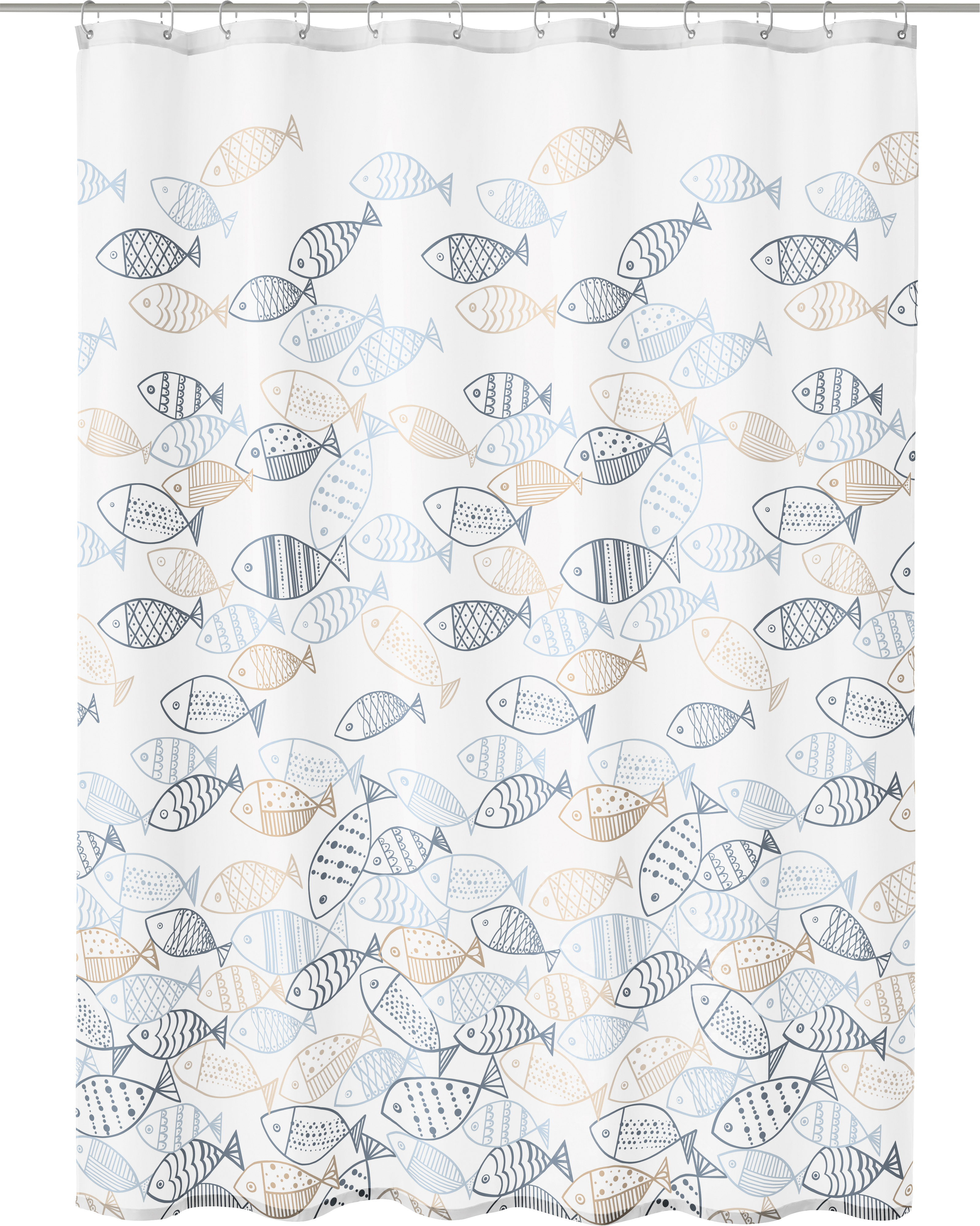 Kleine Wolke Duschvorhang multicolor Sardinas 180 x 200 cm