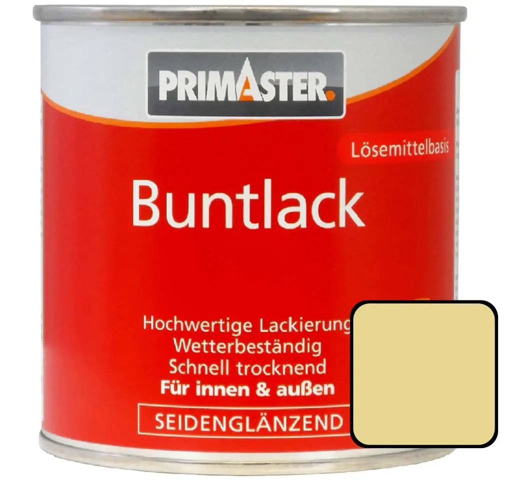 Primaster Buntlack RAL 1015 375 ml hellelfenbein seidenglänzend