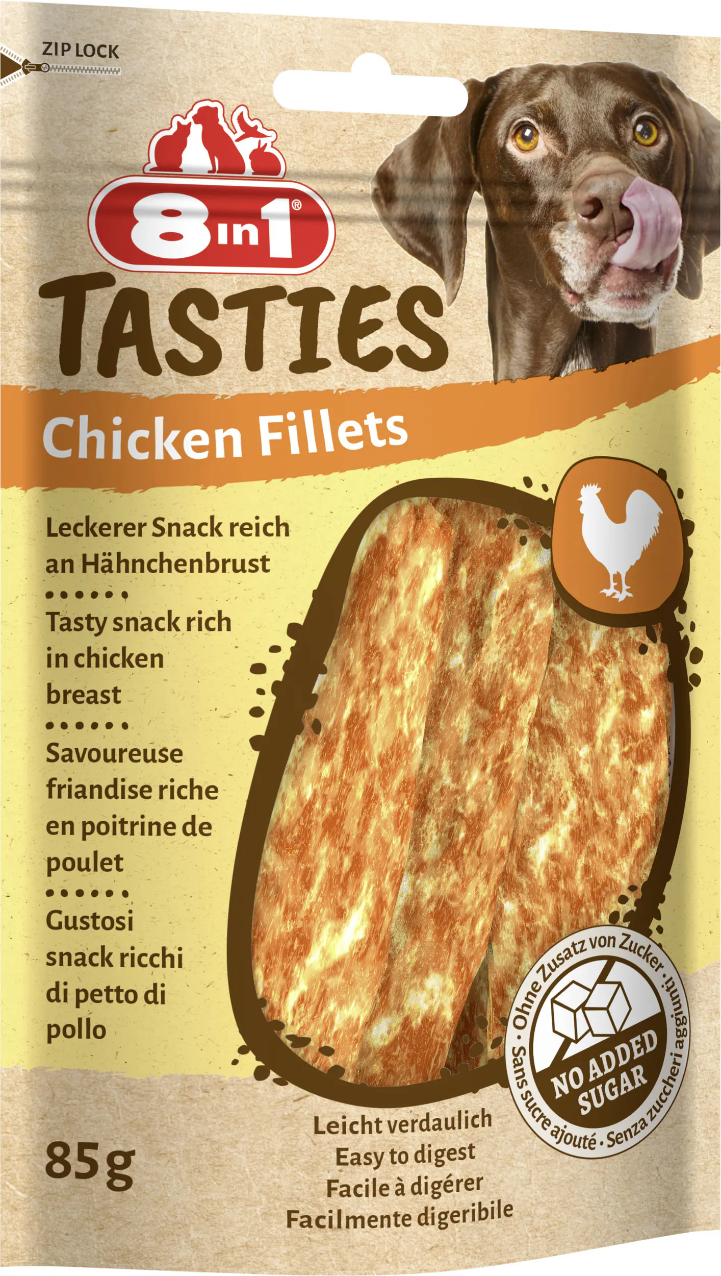 8in1 Hundeleckerli Chicken Fillets 85 g