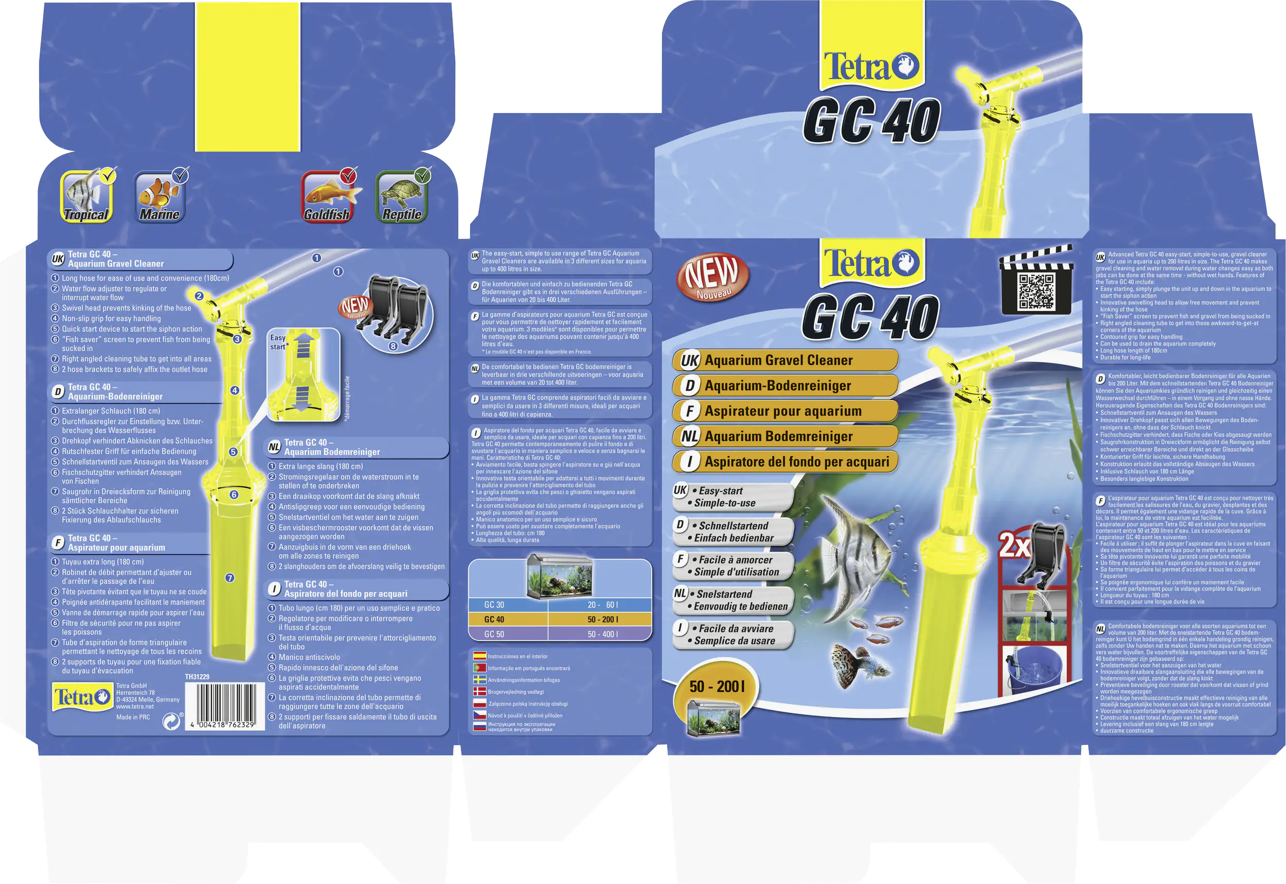 Tetratec Aquarien-Bodenreiniger GC 40