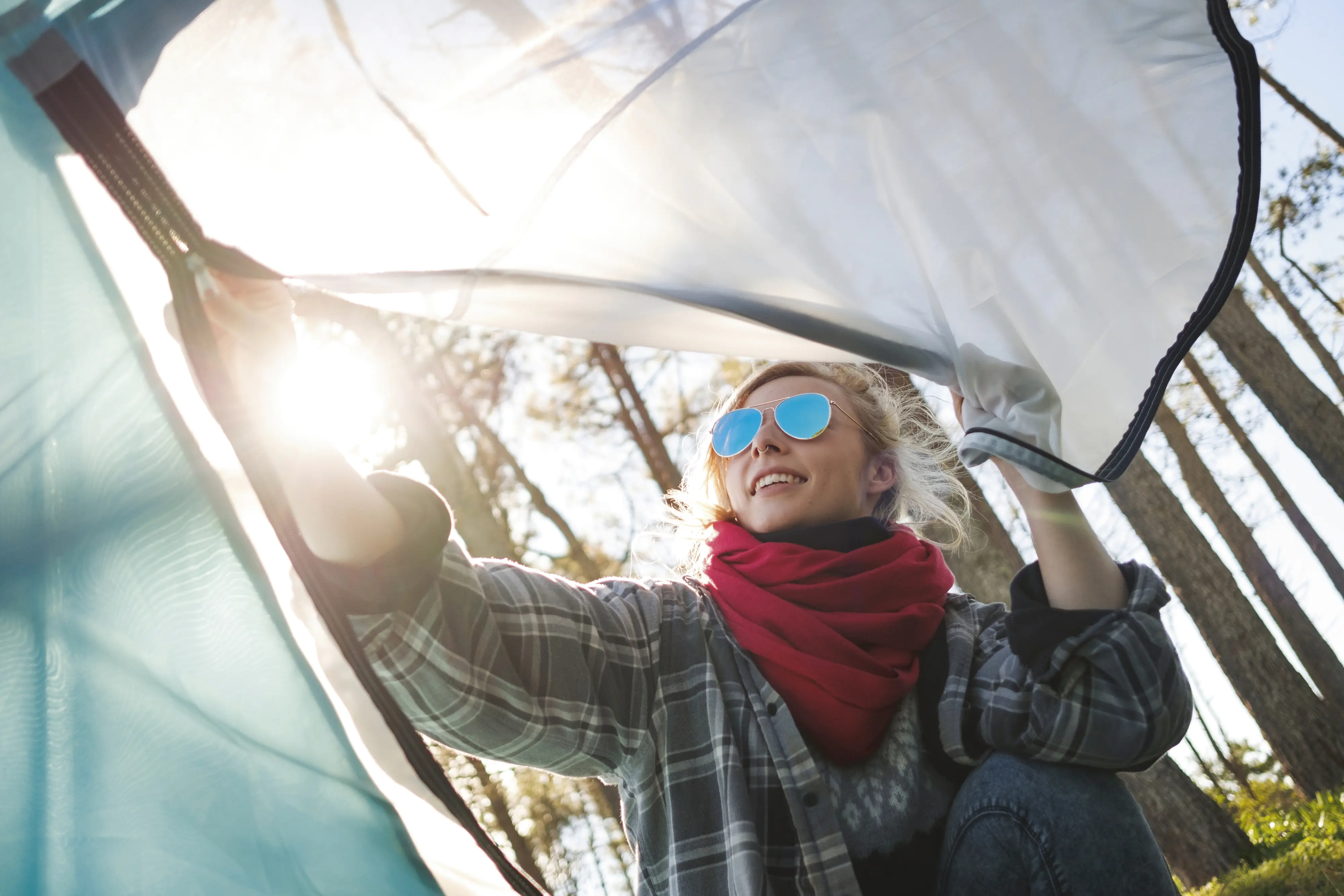 Bestway 4-Personen-Zelt Active Ridge 4 grün-gelb 310 x 240 x 130 cm 