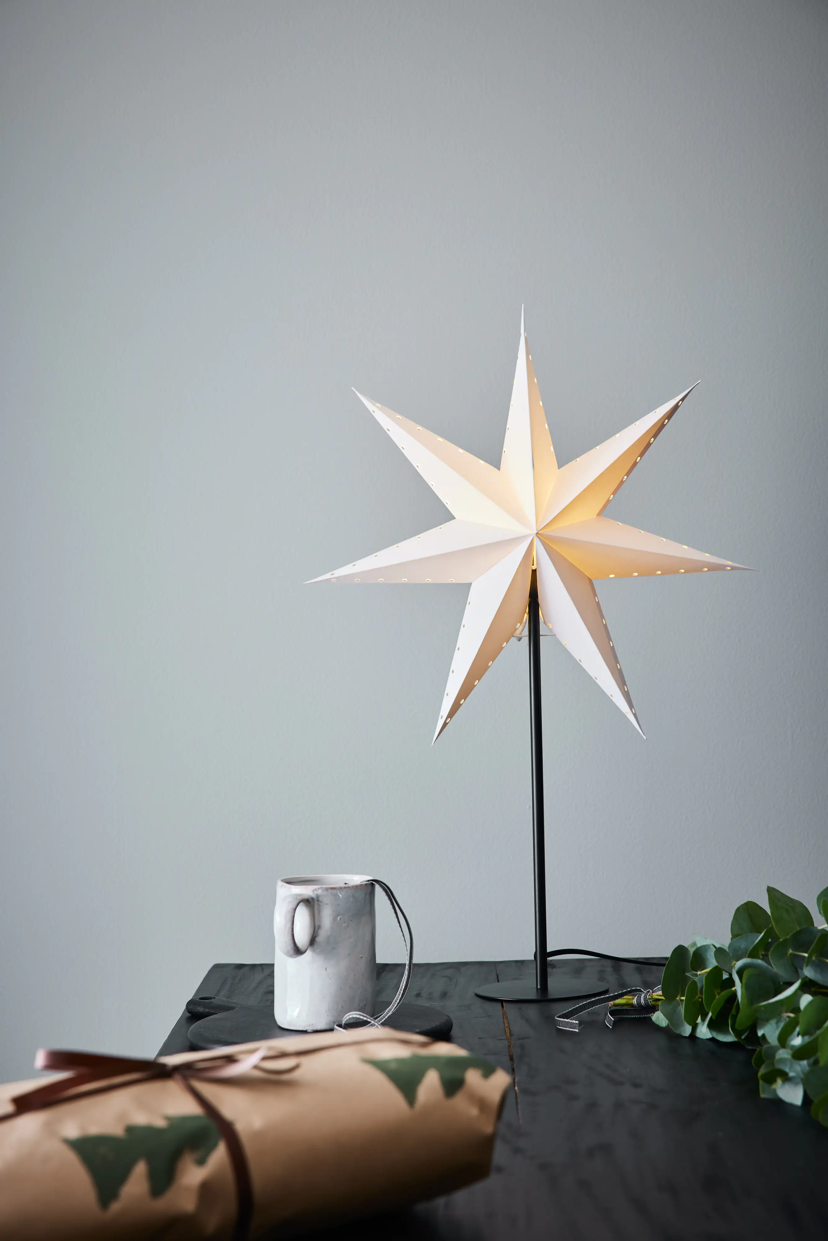 Markslöjd LIVELY Standstern weiß/schwarz ø 45 cm