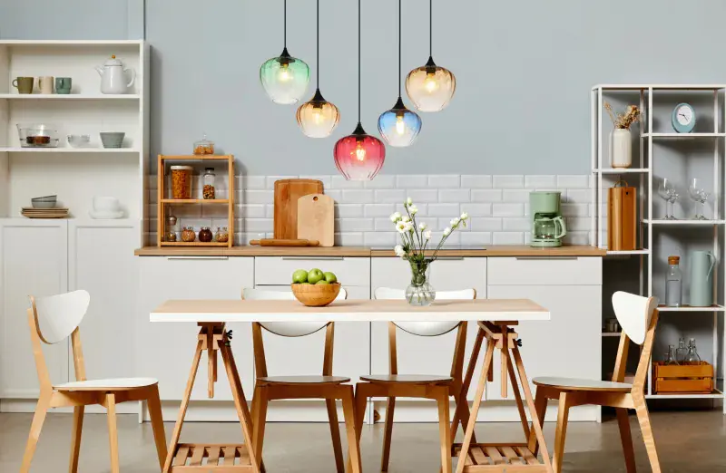 Globo Hängeleuchte Sander 86 x 120 cm bunt matt