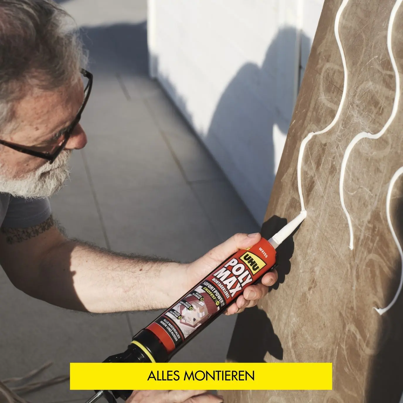 UHU Poly Max Power Montagekleber 300g, transparent