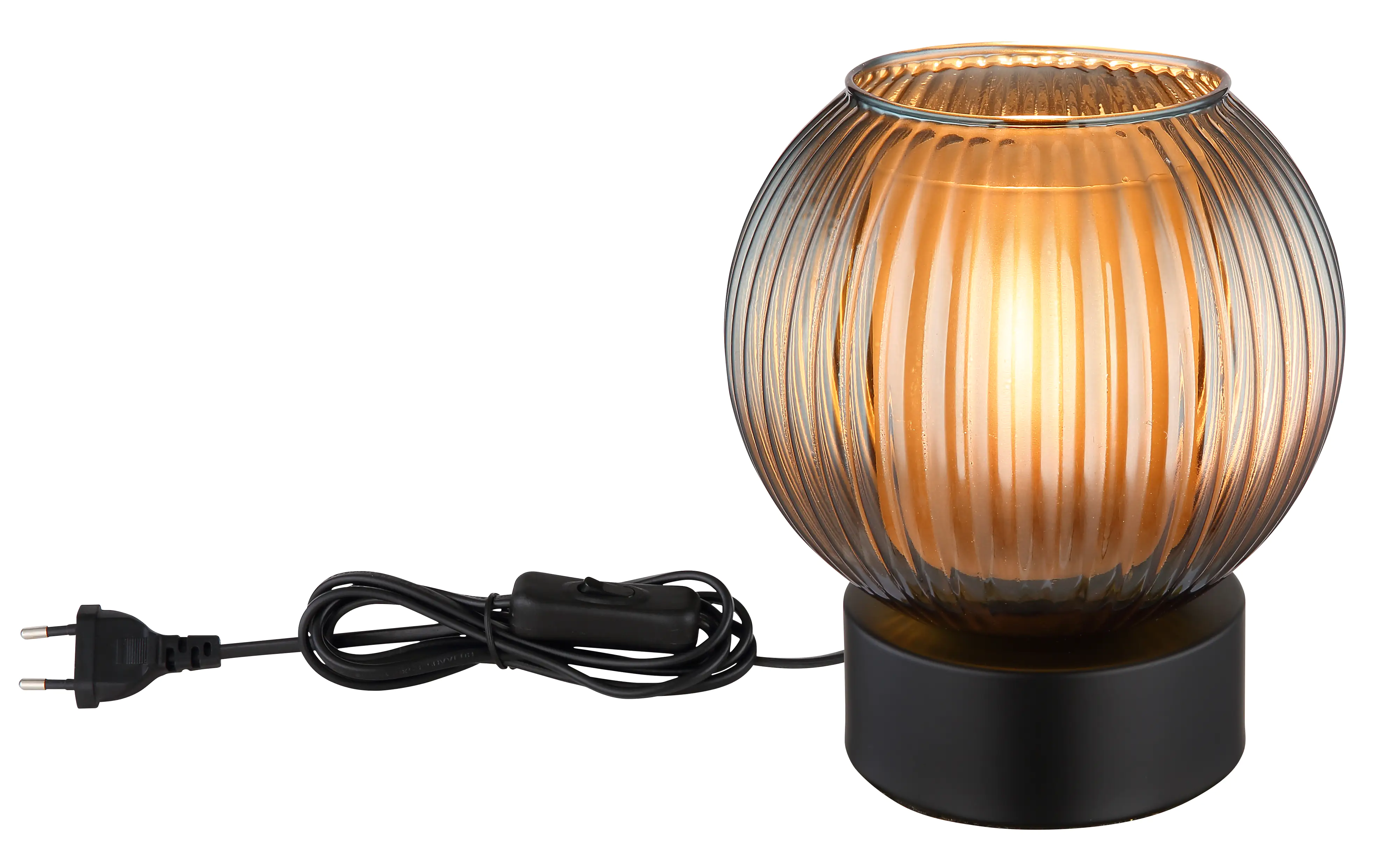 Globo Tischleuchte Zumba schwarz petrol 17 x 15 cm E27 Globo Tischleuchte Zumba schwarz petrol 17 x 15 cm E27