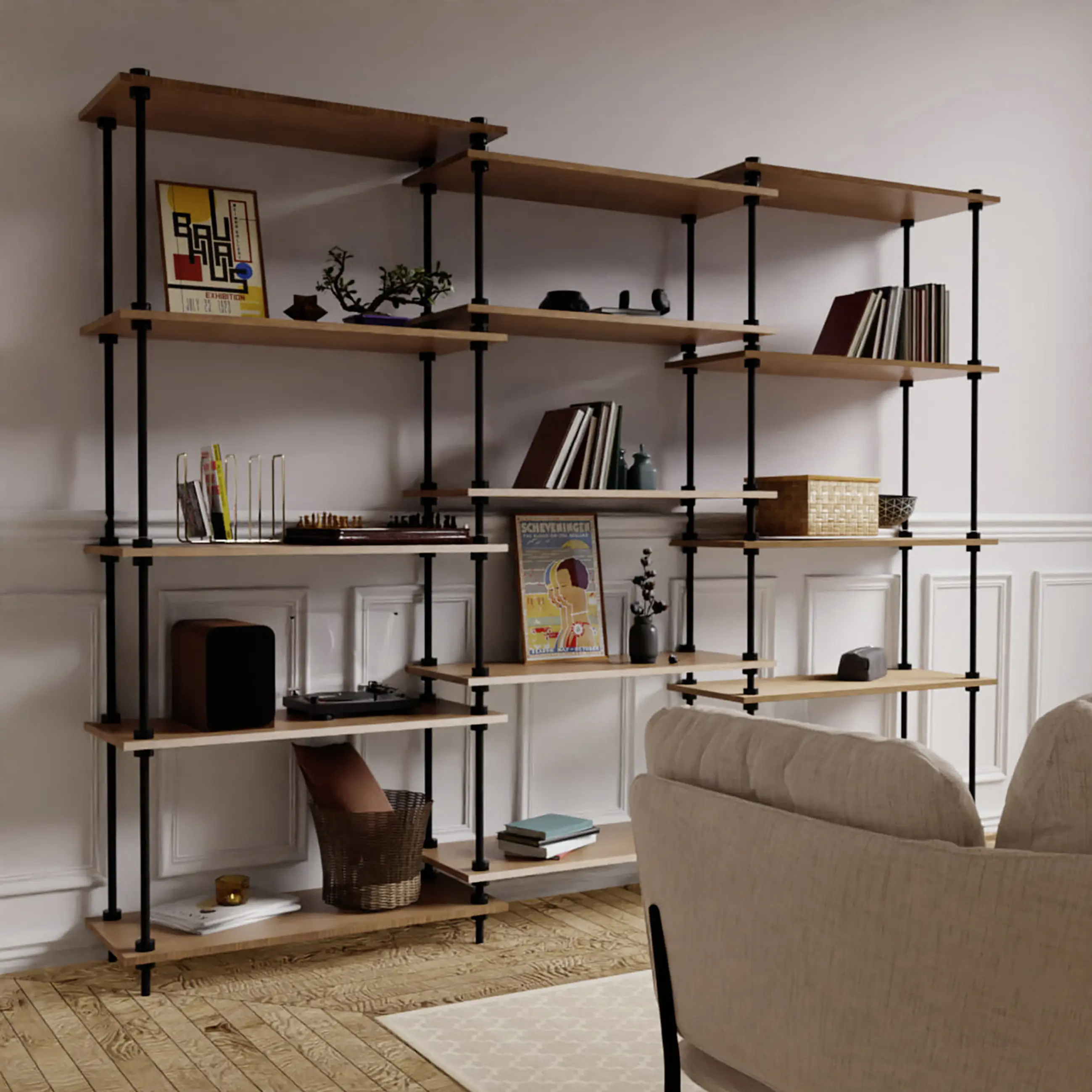Ar Shelving Standregal-Set Deco Nebraska 185 x 235 cm 600 kg