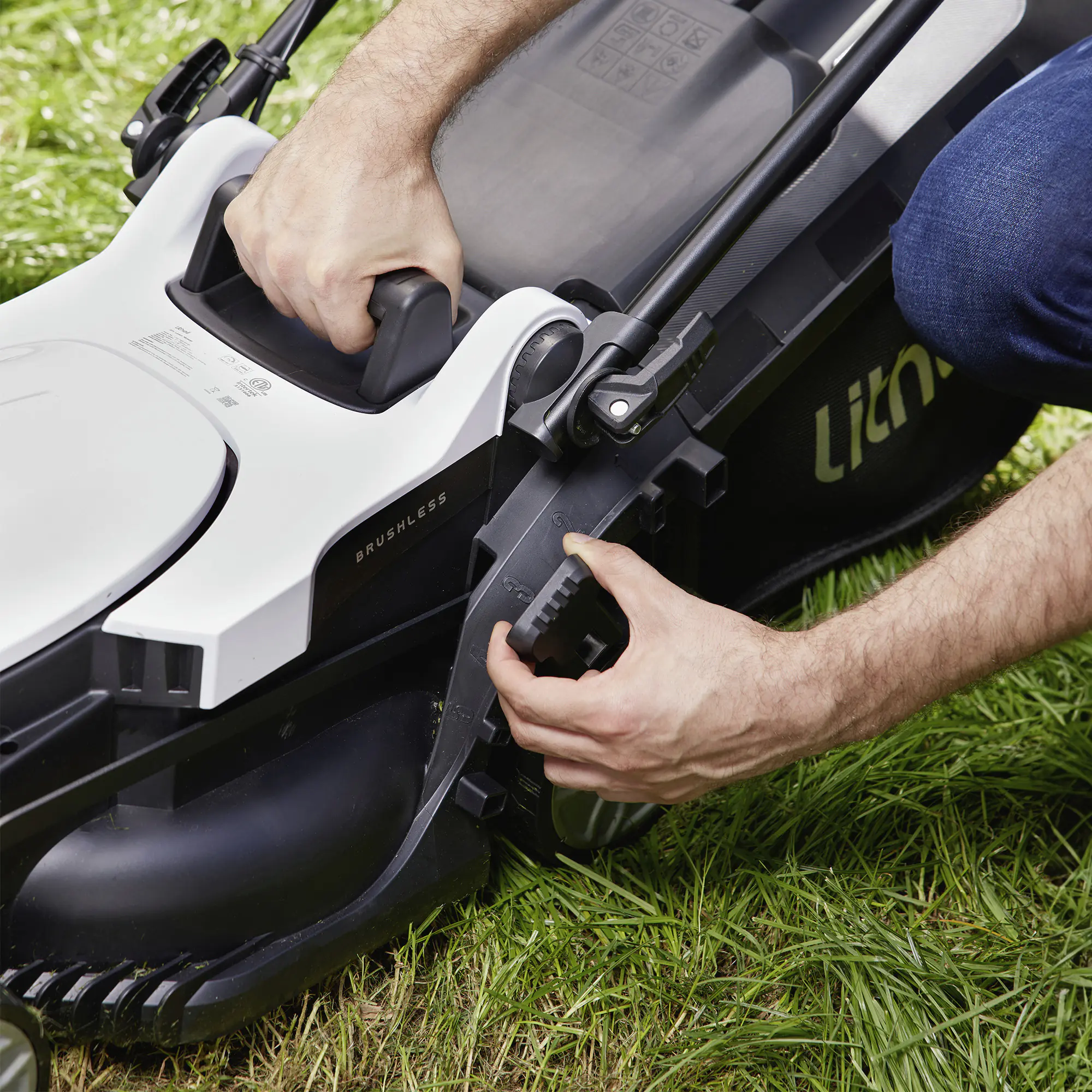 Litheli Akku-Rasenmäher Mono 20 V 33 cm Schnittbreite ohne Akku