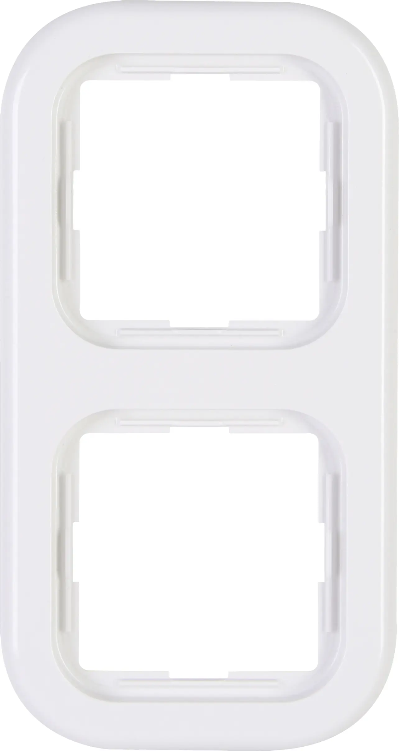 Kopp Abdeckrahmen 2-fach Donau arktisweiß