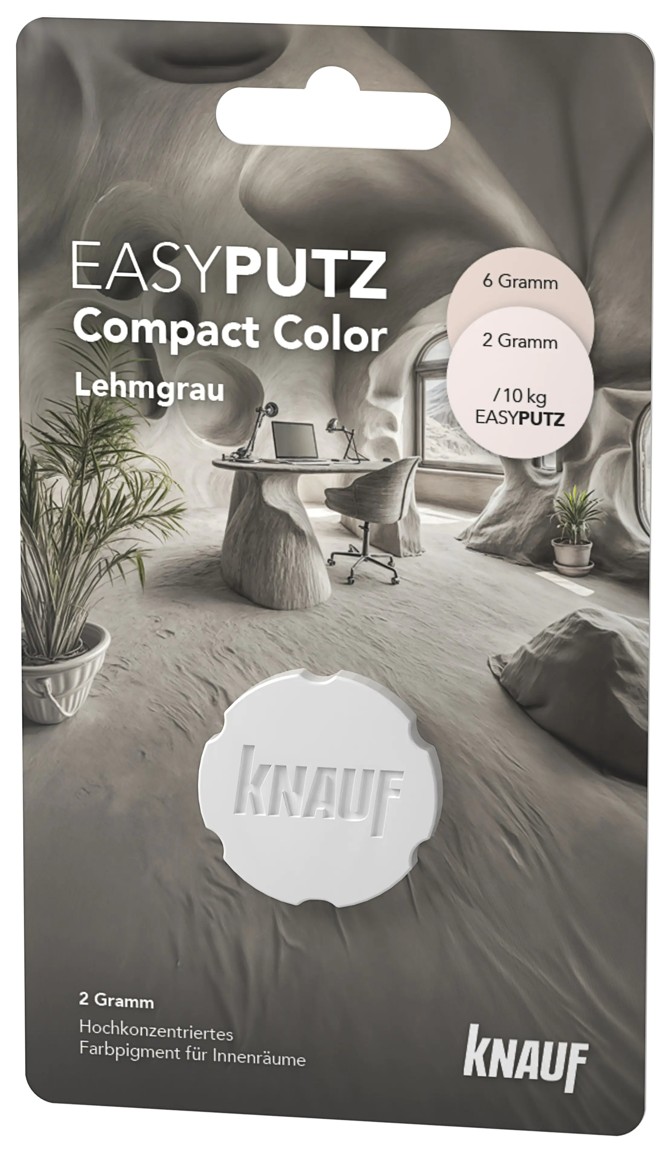 Knauf Farbpigment Compact Color lehmgrau 2 g Knauf Farbpigment Compact Color lehmgrau 2 g