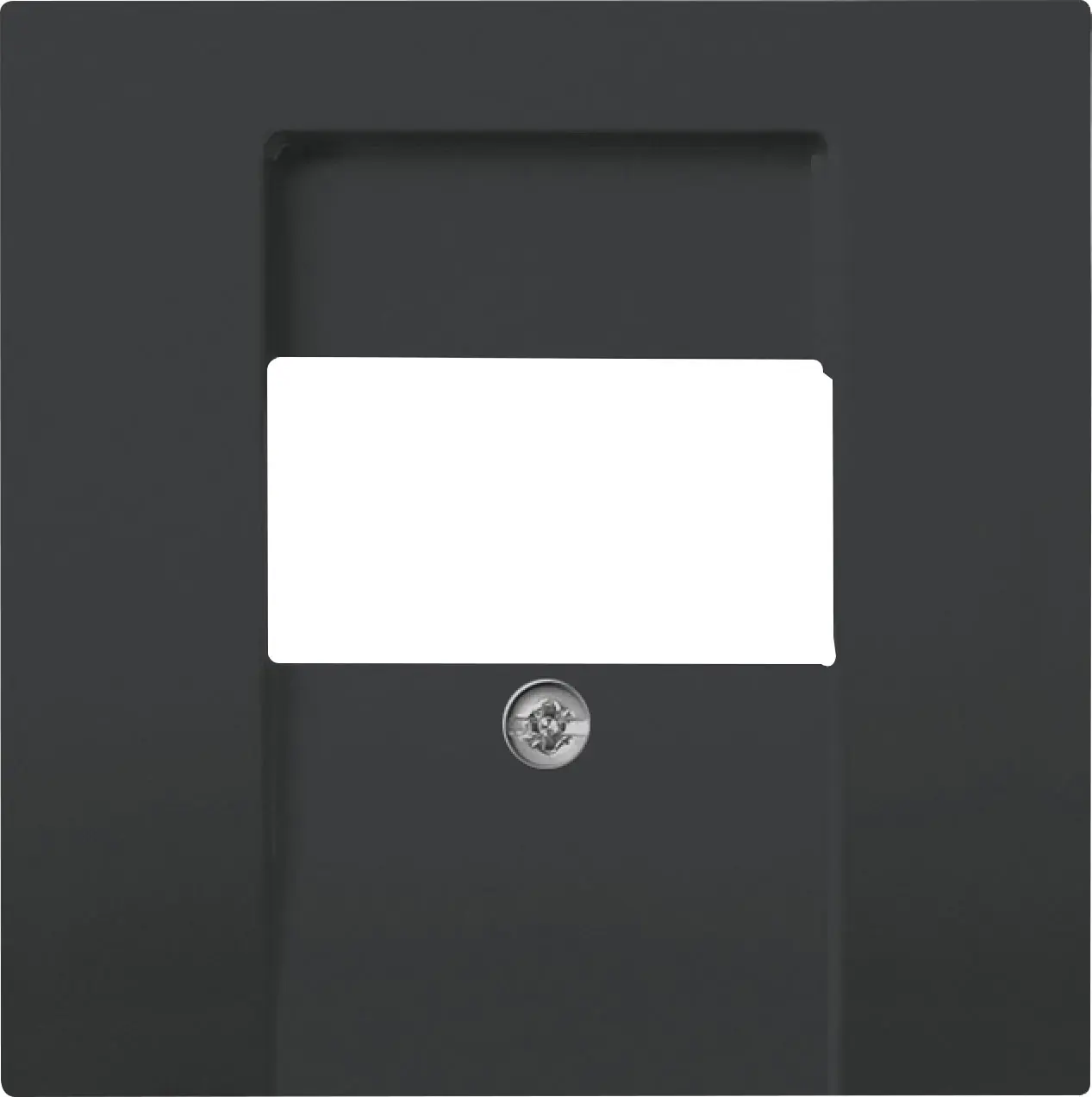 Busch Jaeger TAE-Abdeckung 1-fach Future Linear schwarz matt 1766-885