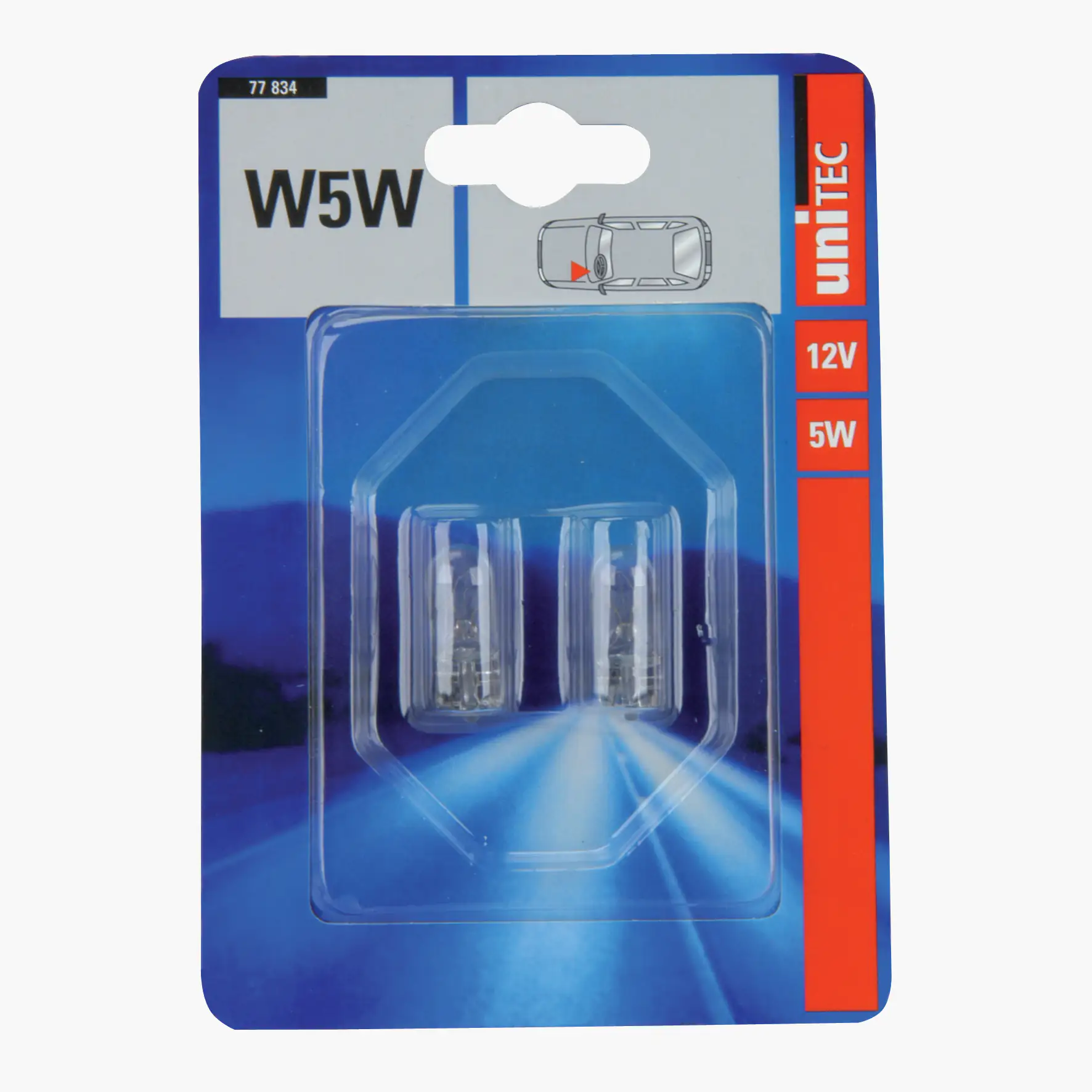 Unitec Glassockellampe W5W 12V 5W