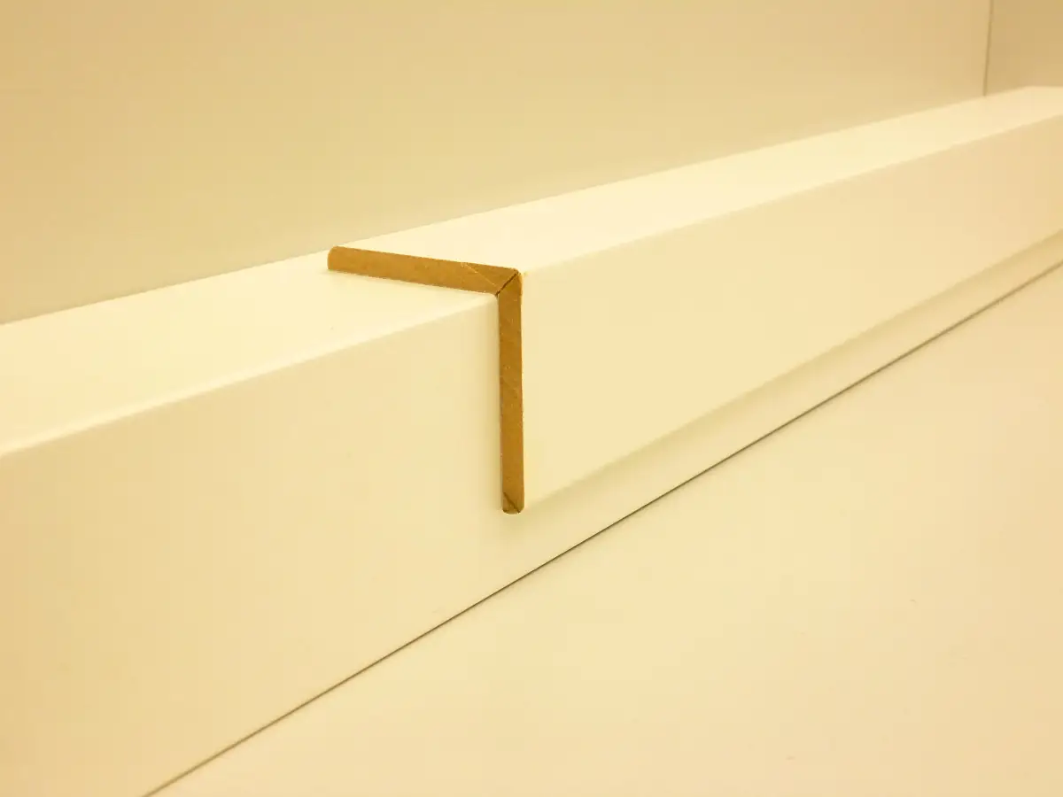 B.S. Bauprogramm Winkelleiste 250 cm 40 x 40 mm weiß