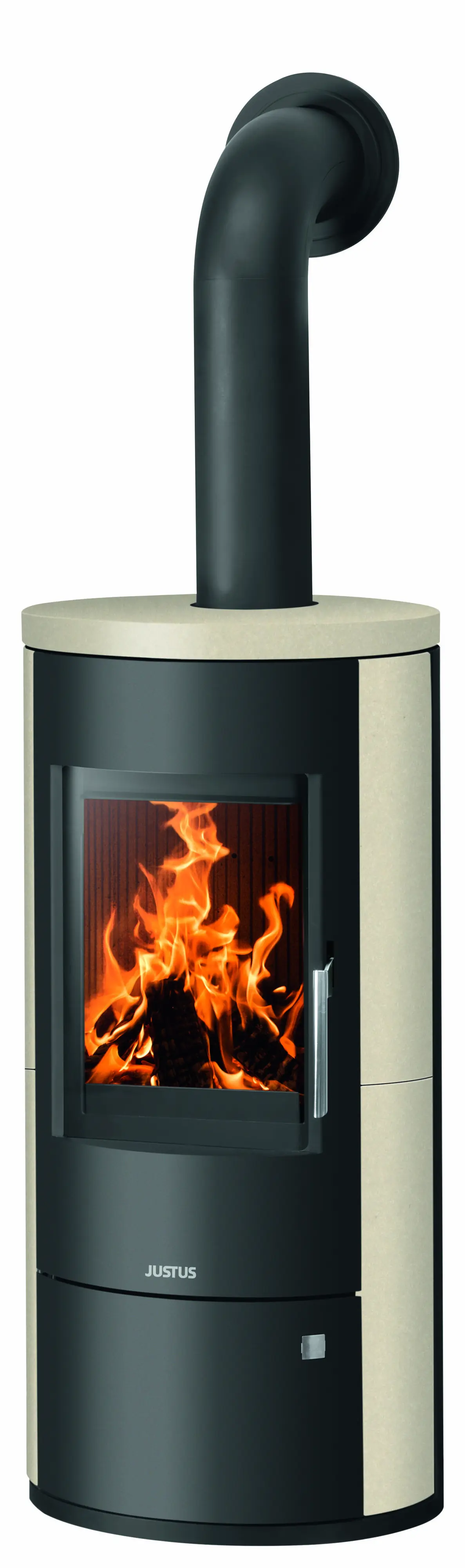 Justus Kaminofen Austin 7 Kalkstein-Cream Grundgerät schwarz 7 kW Justus Kaminofen Austin 7 Kalkstein-Cream Grundgerät schwarz 7 kW