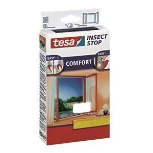 tesa Fliegenschutz-Fenster COMFORT 130 x 130 cm - weiß individuell kürzbar