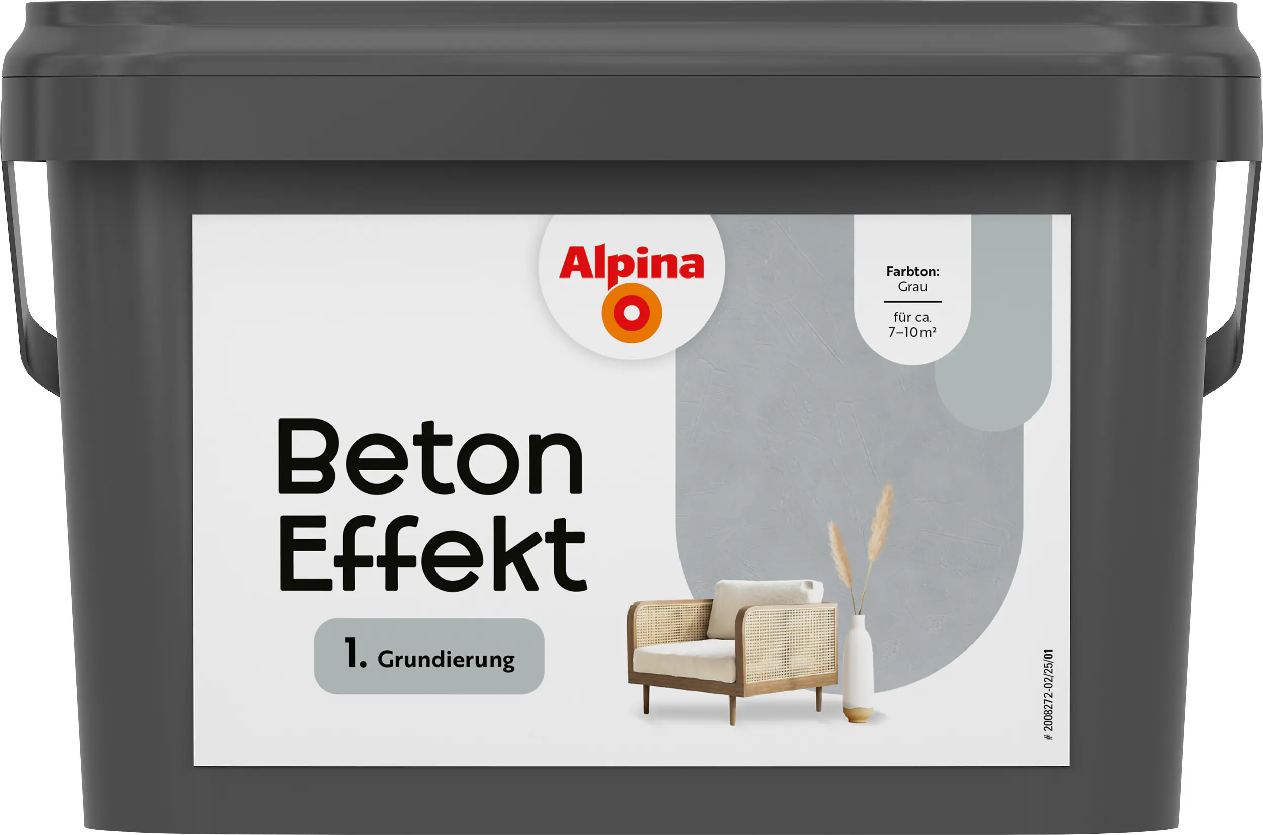 Alpina Grundierung für Effektfarben Beton grau 2,5 L Alpina Grundierung für Effektfarben Beton grau 2,5 L