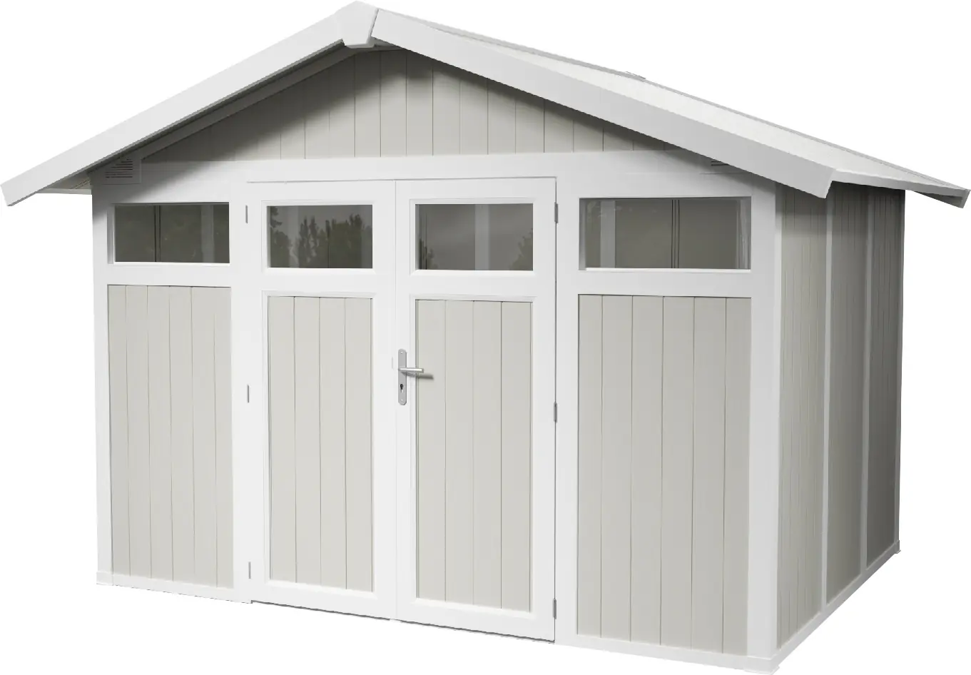 Grosfillex Gartenhaus Utility V 7,5 370 x 298 cm (inkl. Dachüberstand)