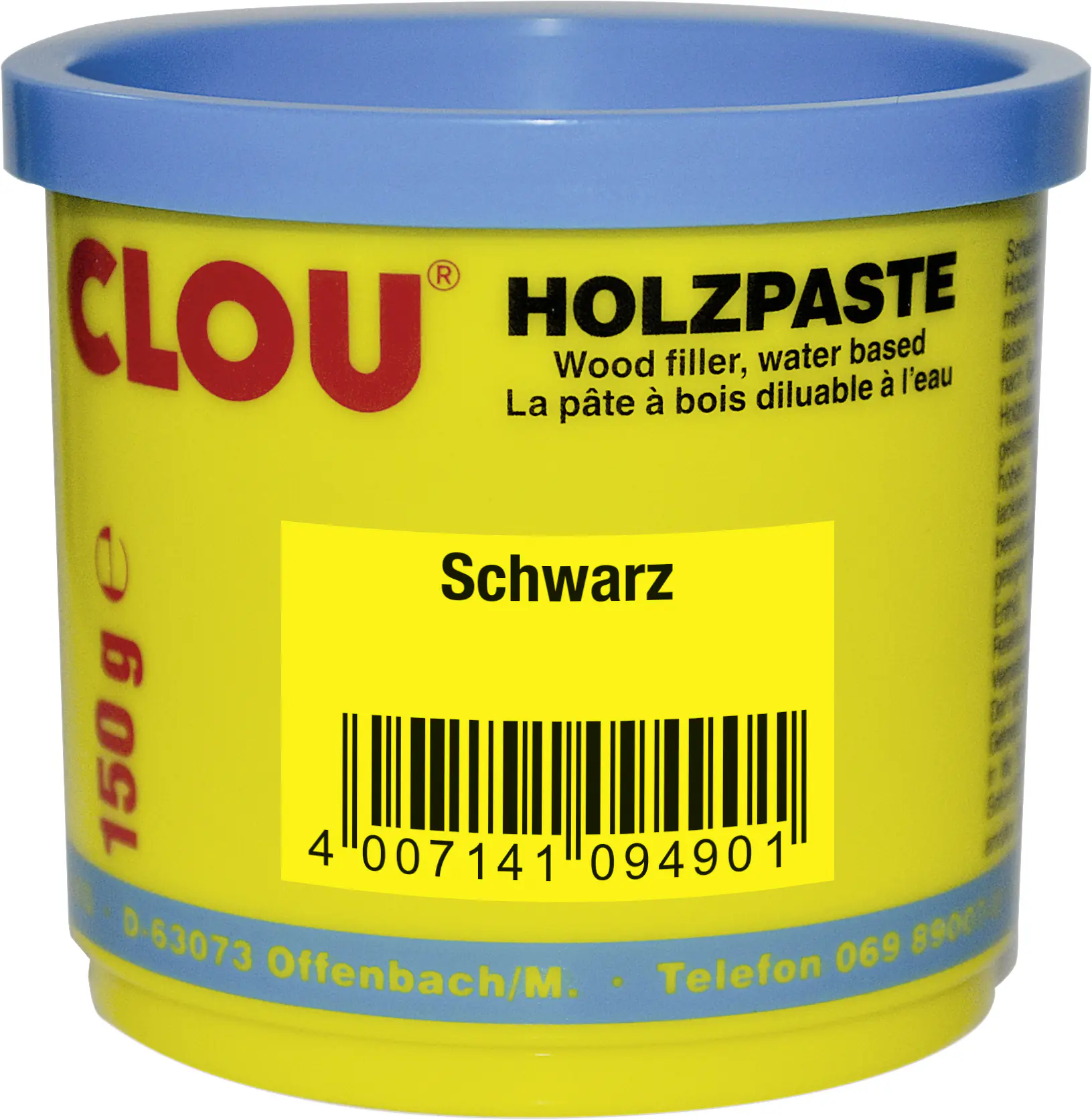 Clou Holzpaste 150 g schwarz Clou Holzpaste 150 g schwarz