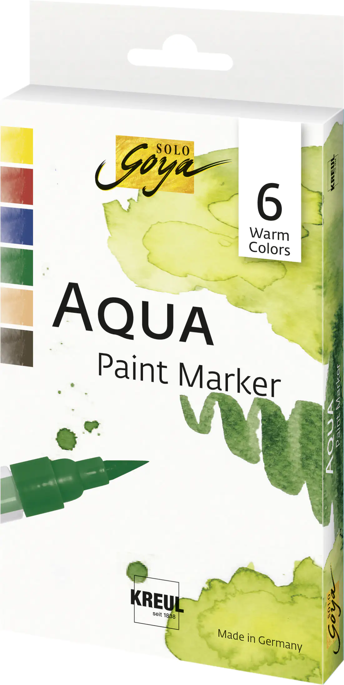 Kreul Solo Goya Paint Marker Set 6 Warm Colors
