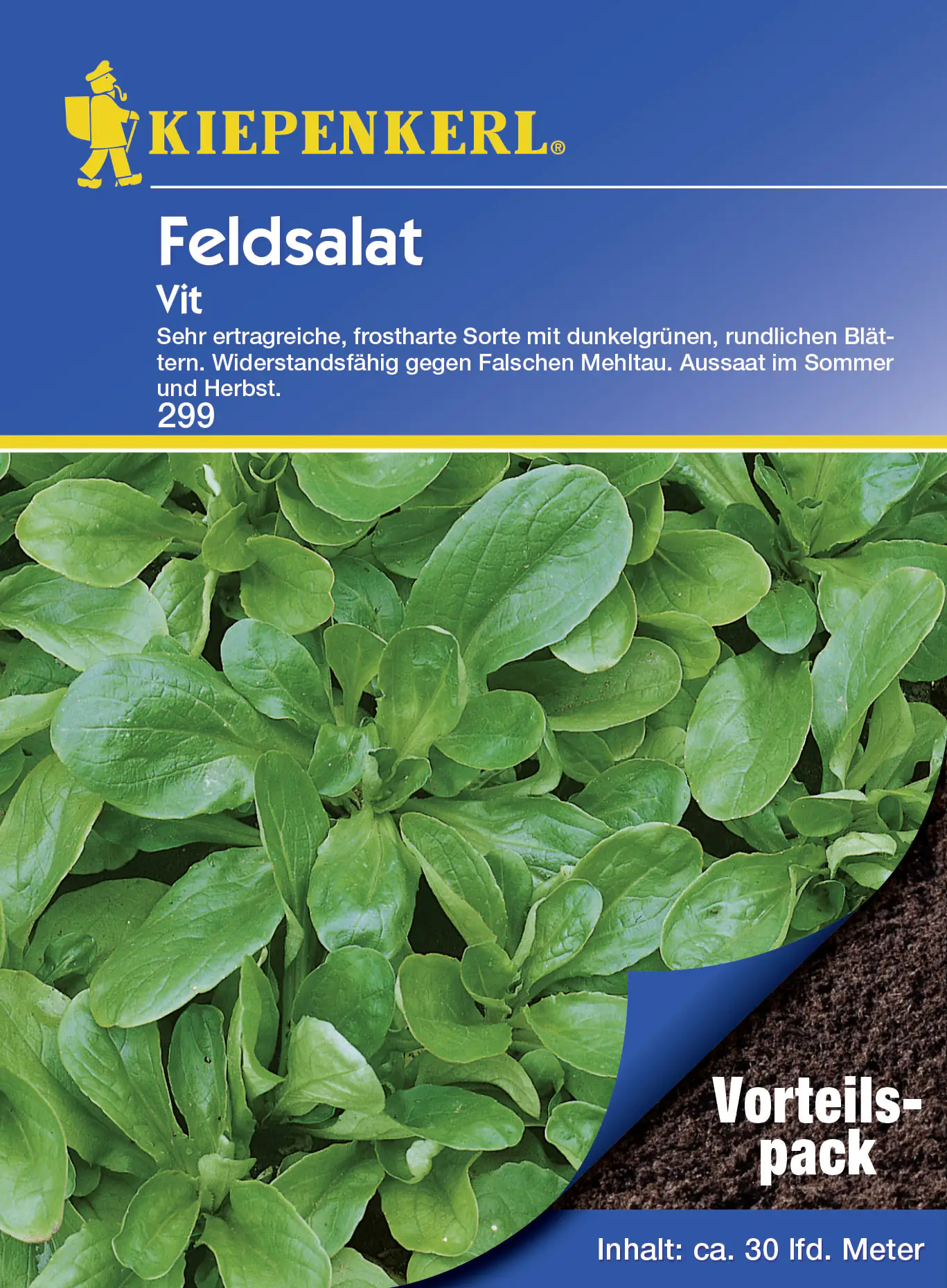 4000159152991 Kiepenkerl Feldsalat Vit Vorteilspack ca. 30 lfd. Meter