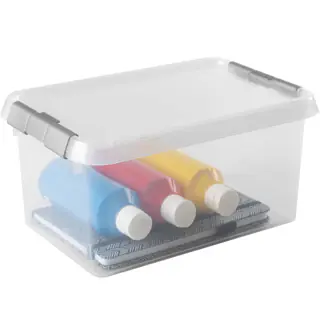 Sunware Comfort line Aufbewahrungsbox 3er-Set für 6L transparent metallfarbig