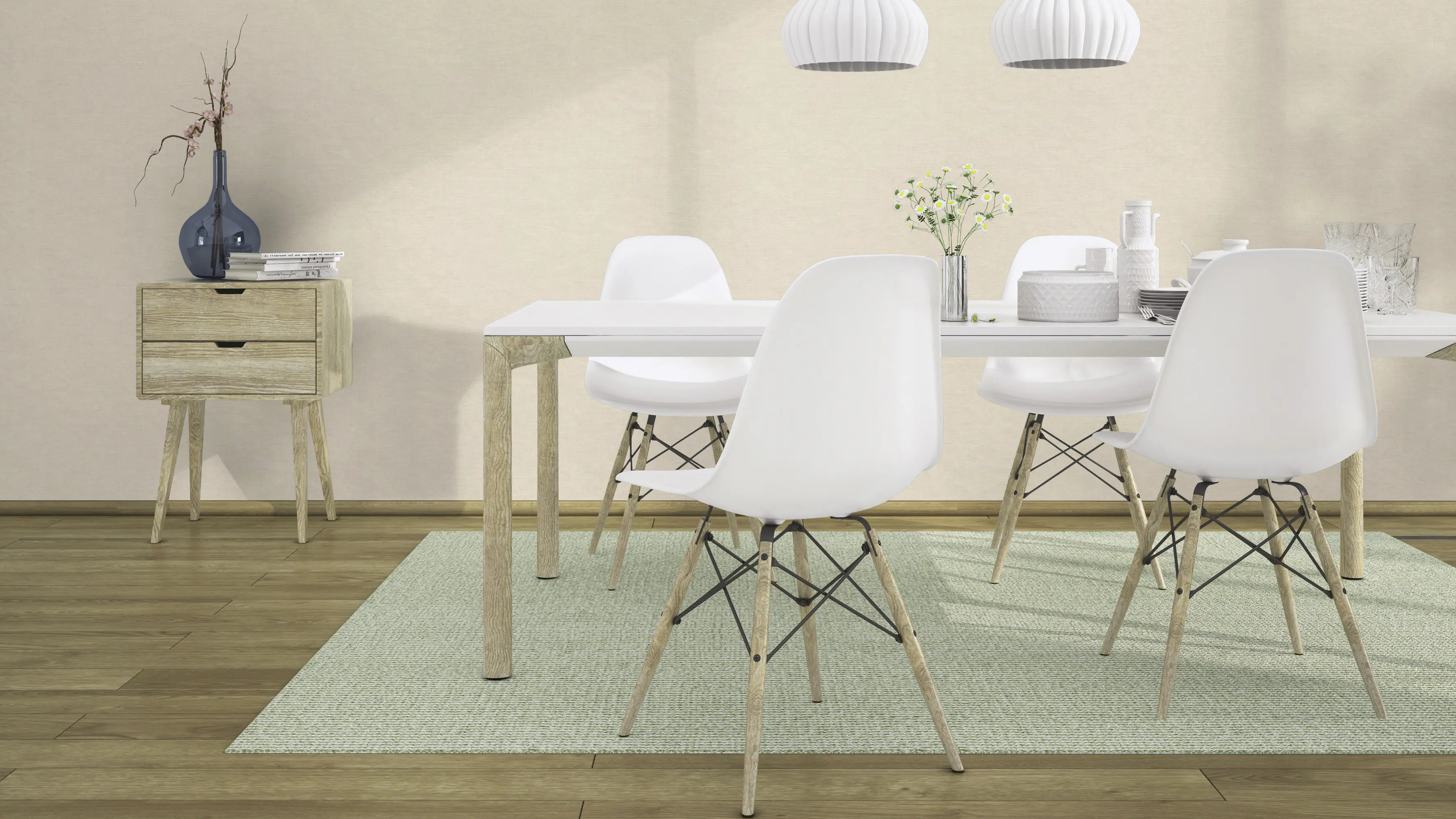 Rasch Vliestapete 464016 Selection Uni beige, 10,05 x 0,53 m