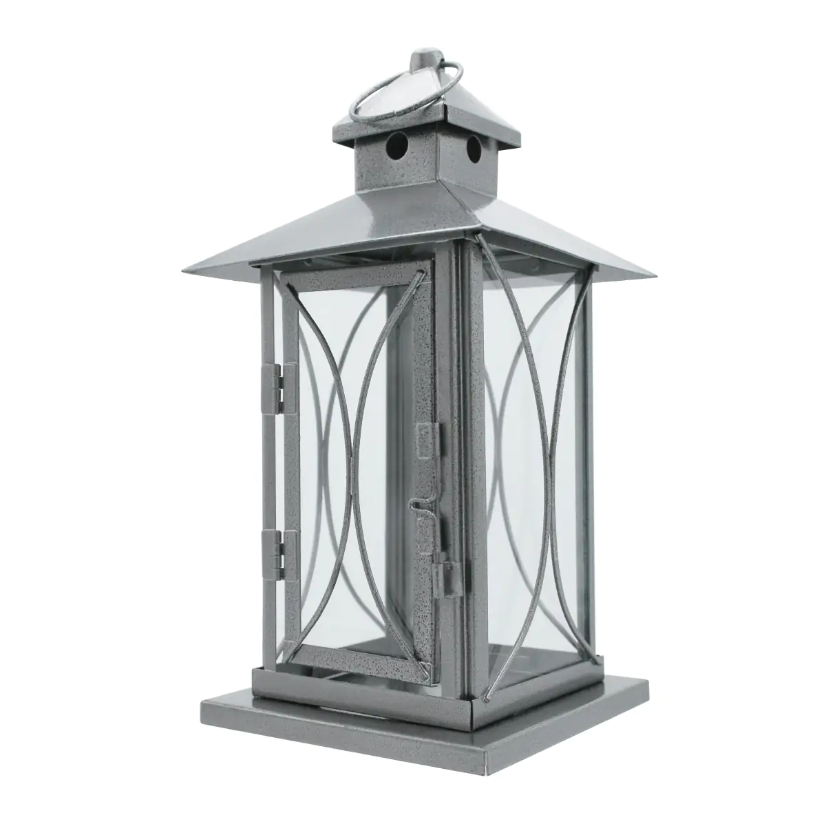 Grablaterne aus Stahlblech 25 cm silber