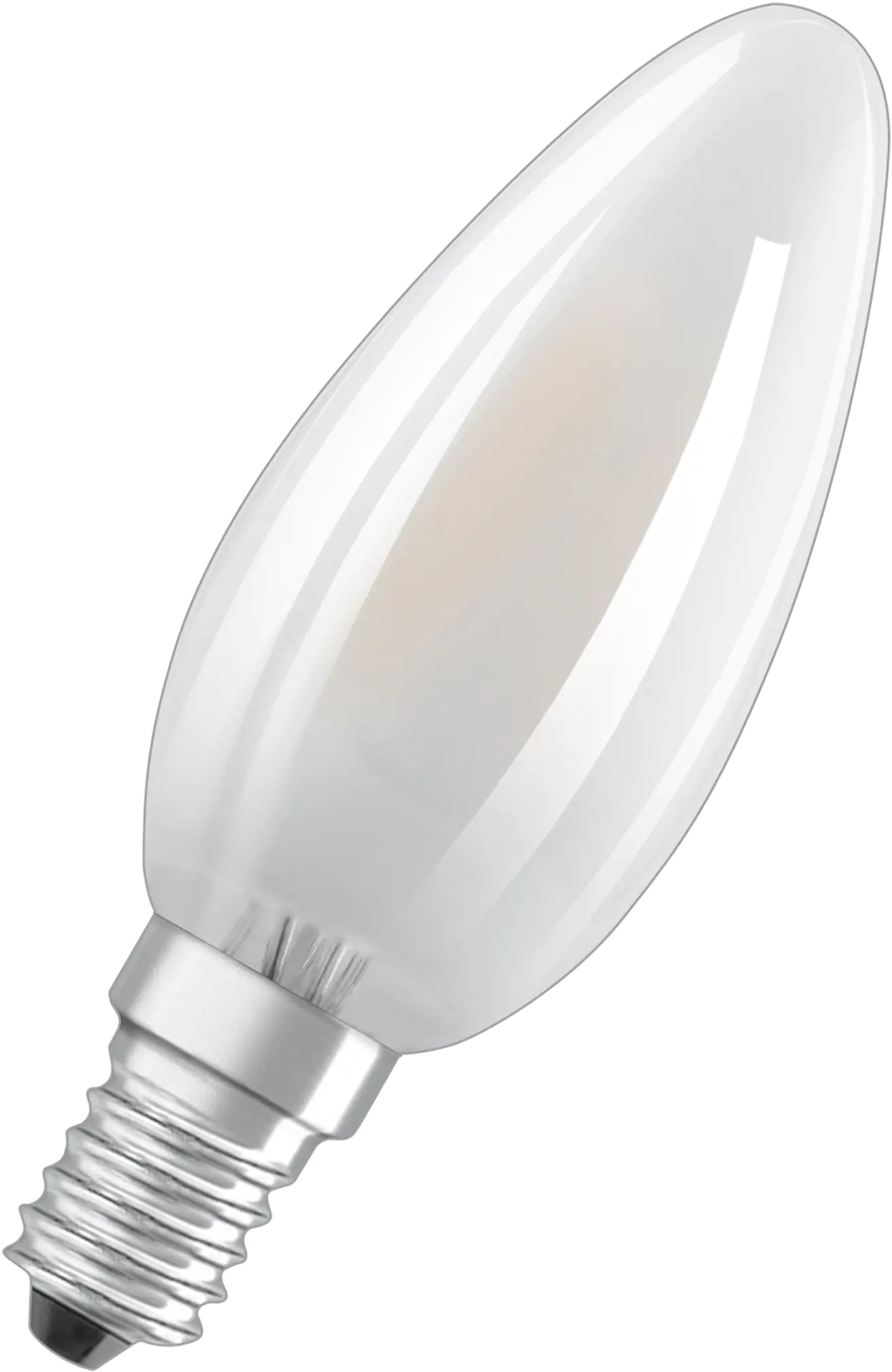 Osram LED Leuchtmittel Retrofit CLB 40 E14 4W warmweiß, weiß matt