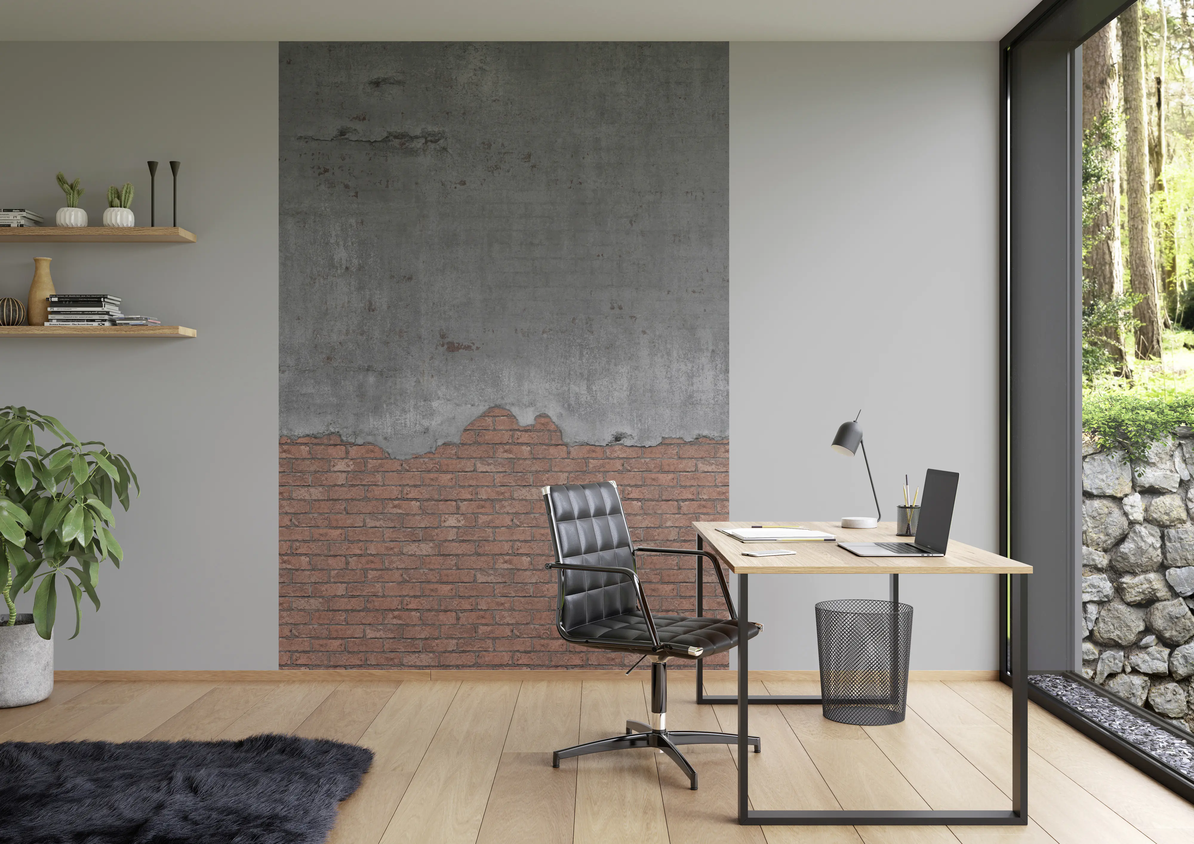 Rasch Vlies Fototapete 364309 Rot-Steinrot Muster & Motive 2,65 m x 1,59 m