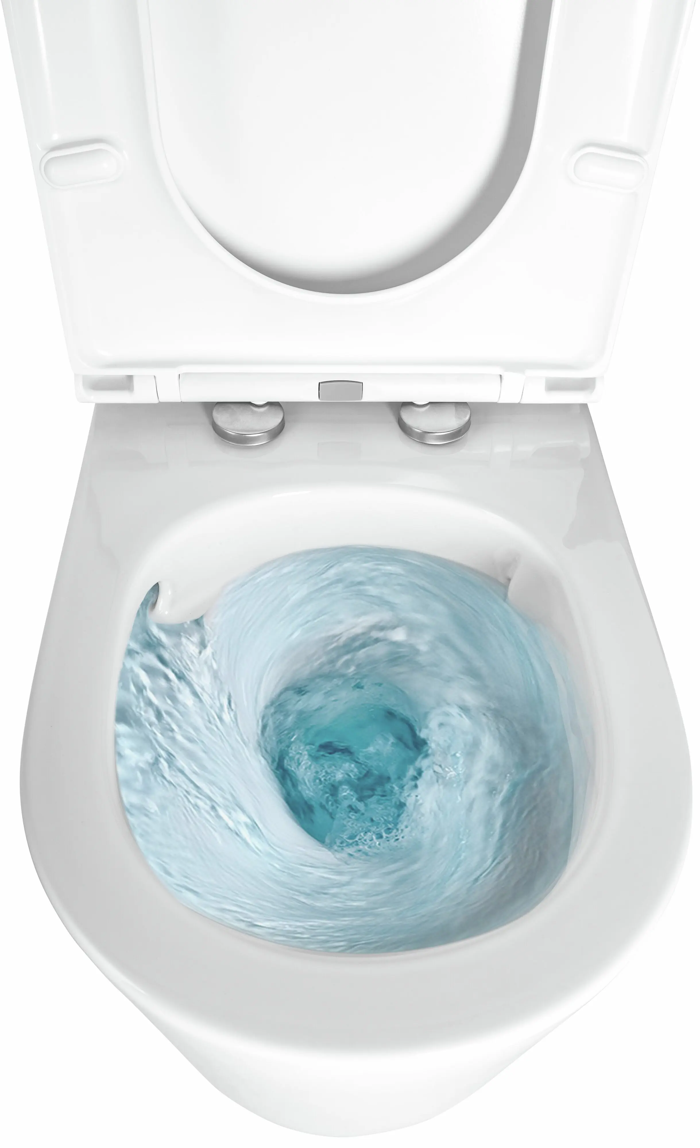 Cornat Wand WC spülrandlos Wirbelstrom weiß inkl. WC Sitz mit Absenkautomatik