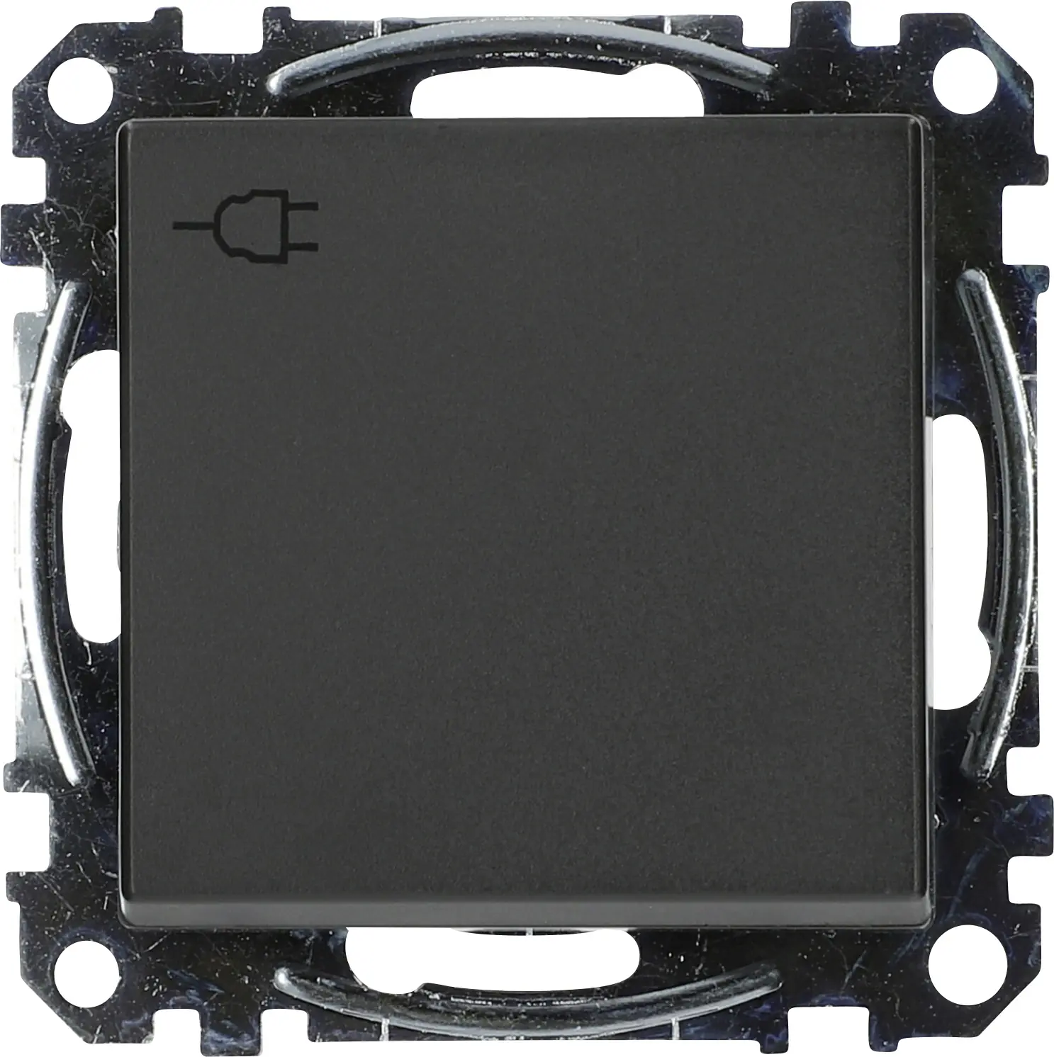 Merten Steckdose mit Klappdeckel System M, anthrazit, MEG2311-0414 Merten Steckdose mit Klappdeckel System M, anthrazit, MEG2311-0414