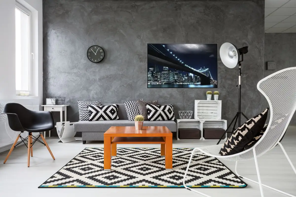 papermoon Infrarotheizkörper EcoHeat 90x120 cm 1200 Watt, Brooklyn Brücke