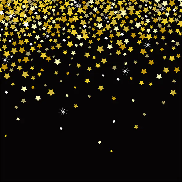 4014995803818 Braun & Company Servietten Sternenzauber schwarz 33 x 33 cm - 20er Pack