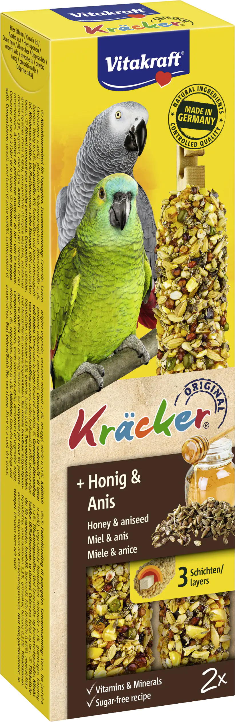 Vitakraft Kräcker® Honig & Anis 2 Stück / 180 g