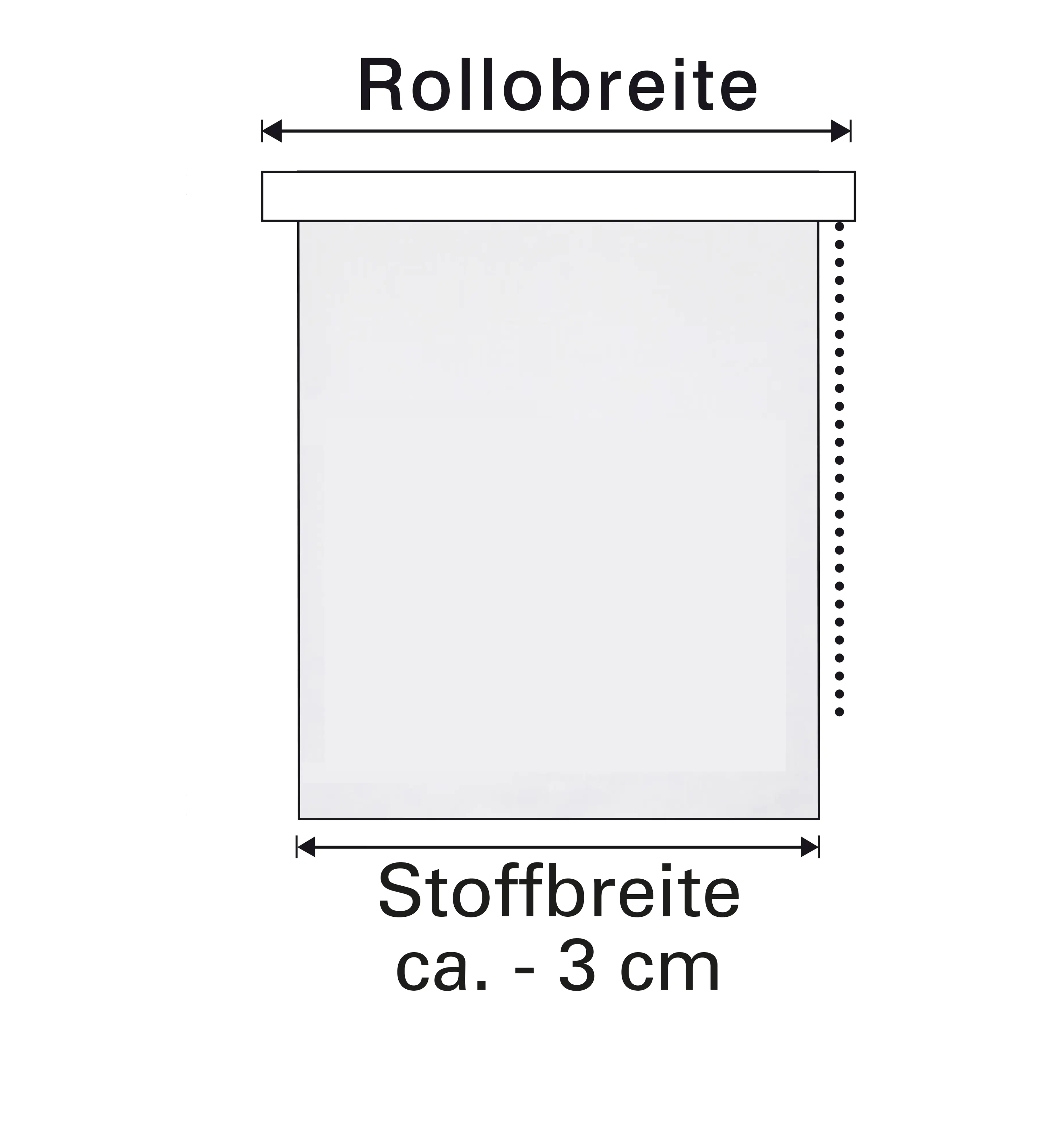 Gardinia EasyFix Rollo grau-melange 75 x 150 cm